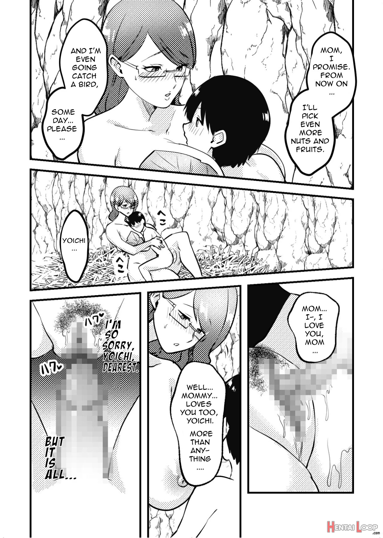 Mama To Musuko Ga Mujintou De Love Love Sex Suru Hanashi page 18