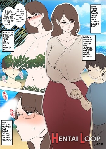 Mama To Musuko Ga Mujintou De Love Love Sex Suru Hanashi page 2