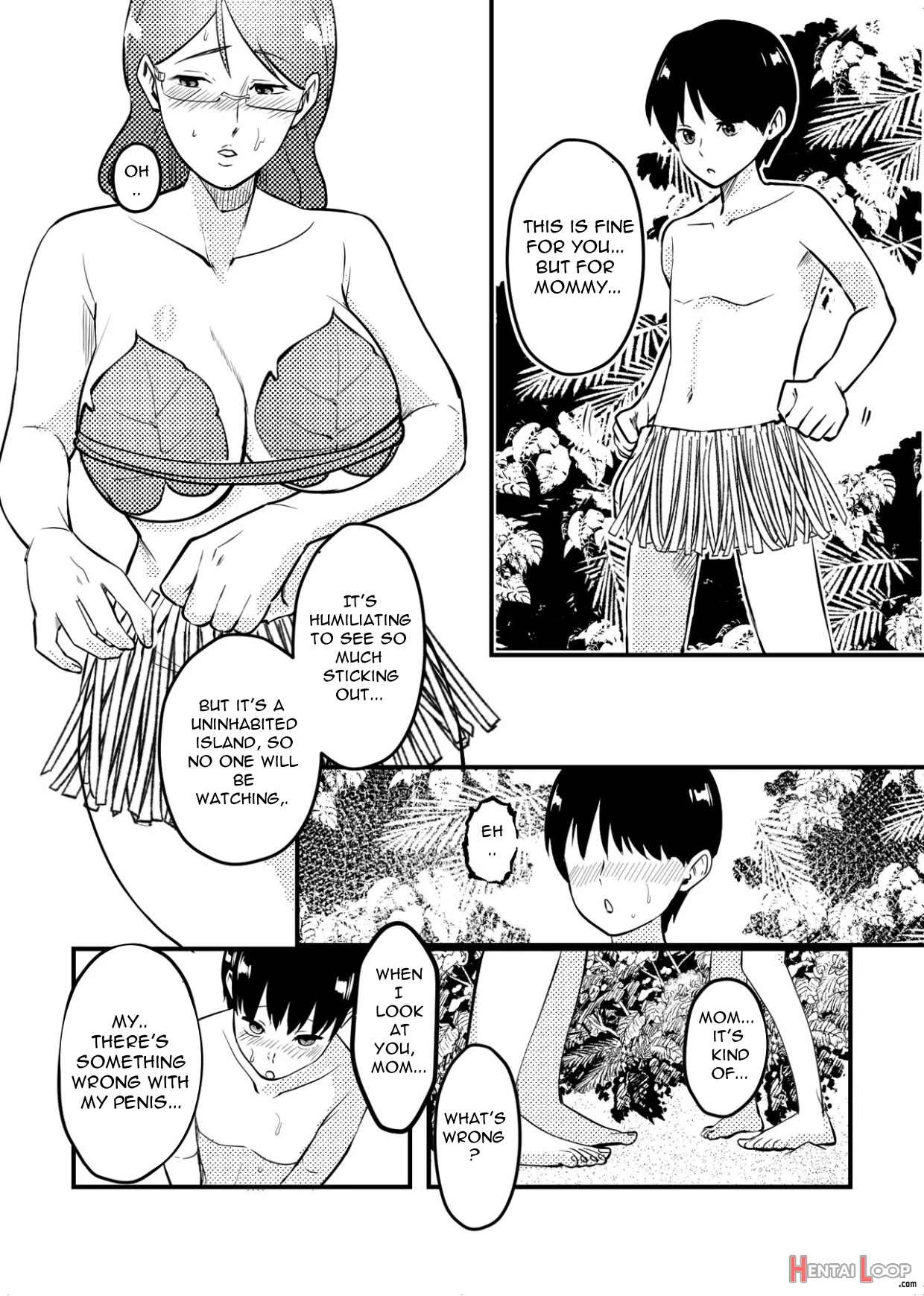 Mama To Musuko Ga Mujintou De Love Love Sex Suru Hanashi page 5