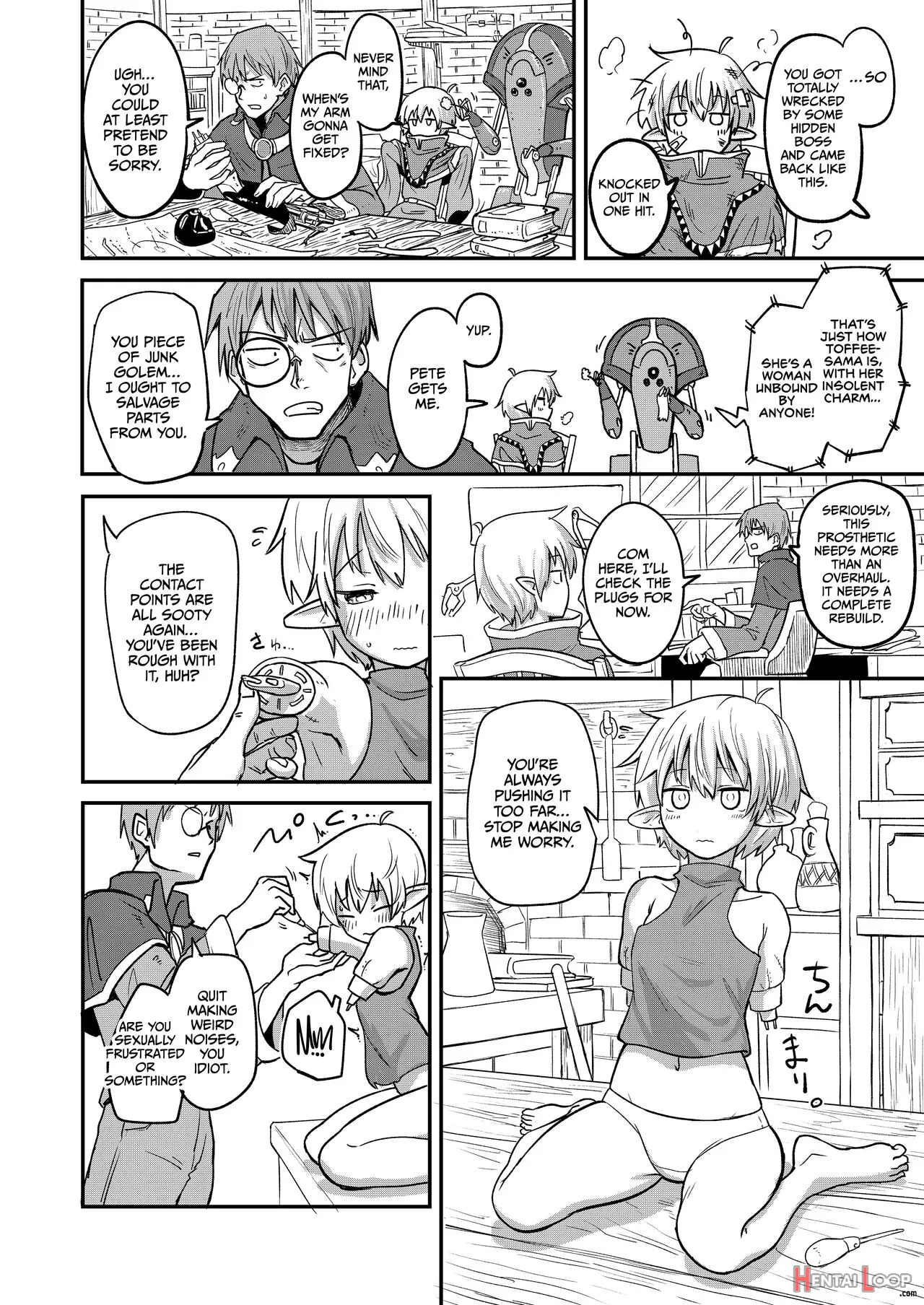 Mecha Ude Shoujo Toffee-san Vs Endless Slime Nyoui page 5