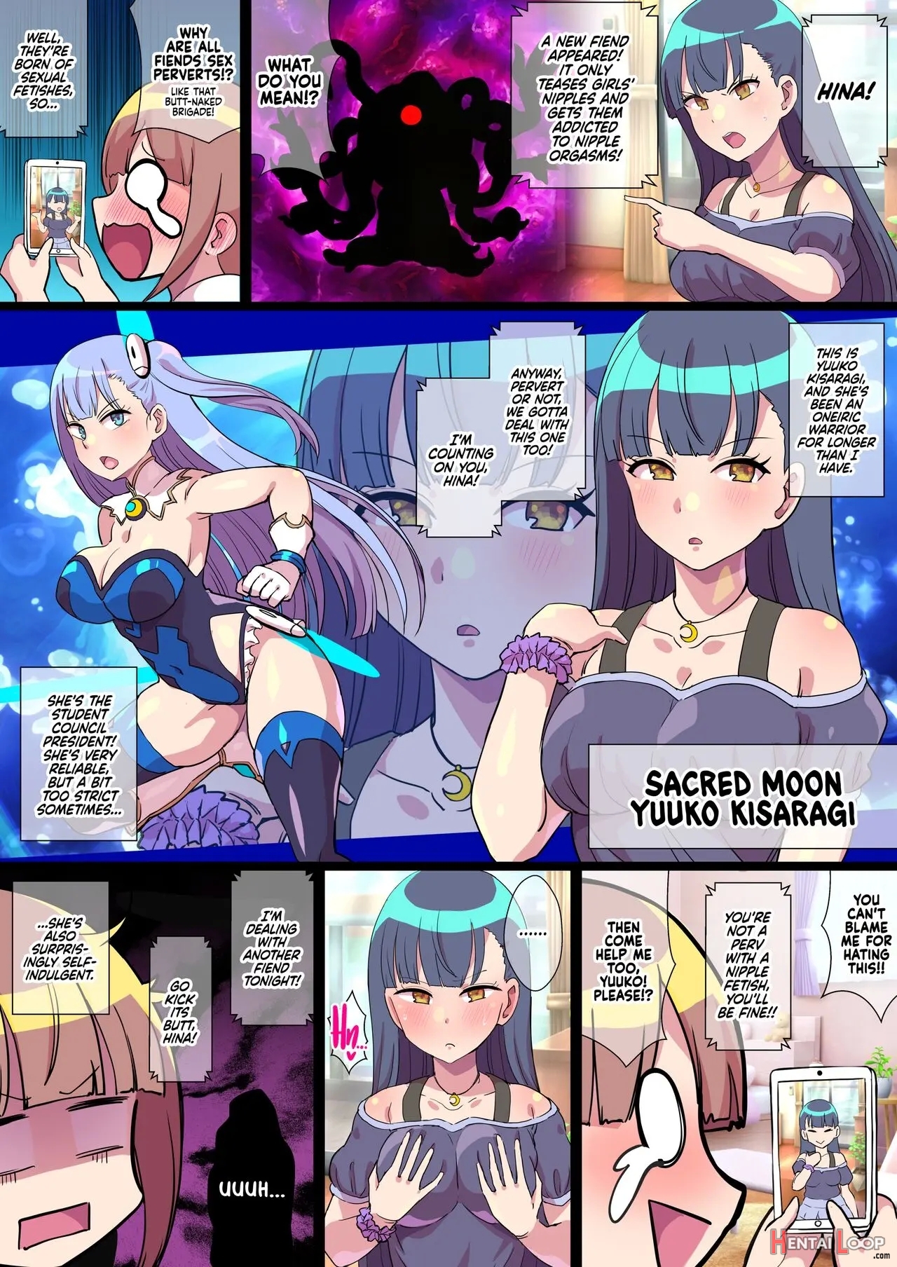 Mugen Senki Sacred Twin -taiketsu! Chikubi Ijiri Kaijin!! Watashi Cliha Nandesu Kedo!? - Decensored page 3