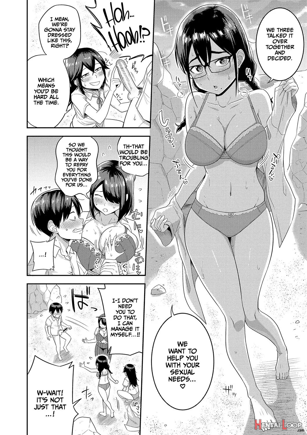 Mujintou De, Sex Ni Kyoumi Shinshin Na Dosukebe Inkya Joshi-tachi To Harem Life page 18