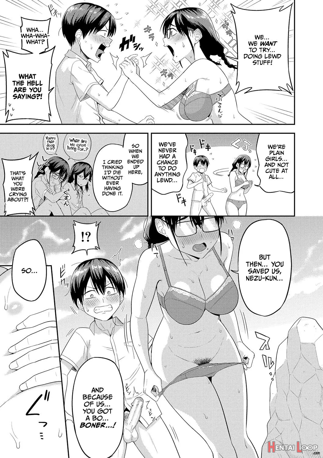 Mujintou De, Sex Ni Kyoumi Shinshin Na Dosukebe Inkya Joshi-tachi To Harem Life page 19