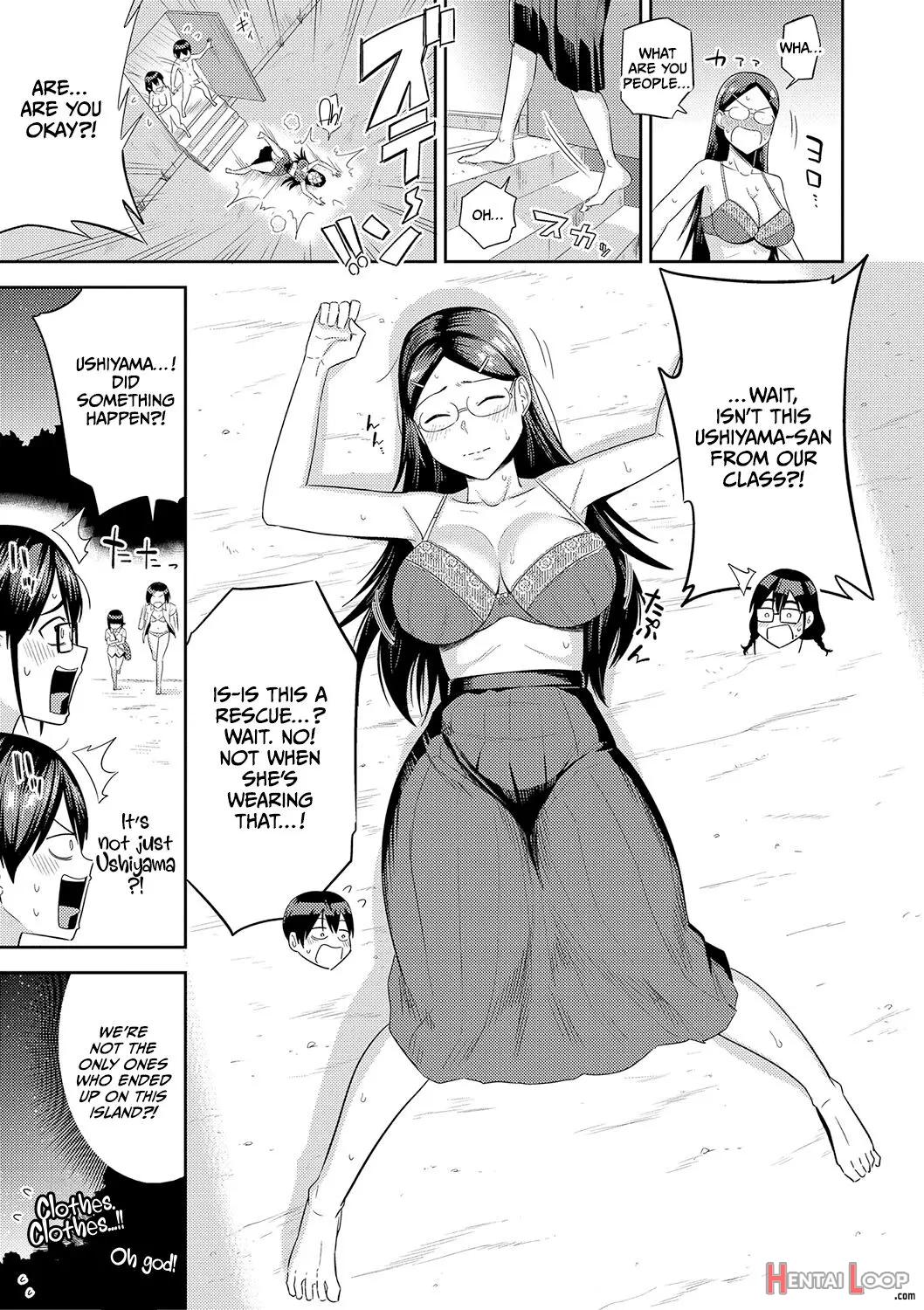 Mujintou De, Sex Ni Kyoumi Shinshin Na Dosukebe Inkya Joshi-tachi To Harem Life page 39