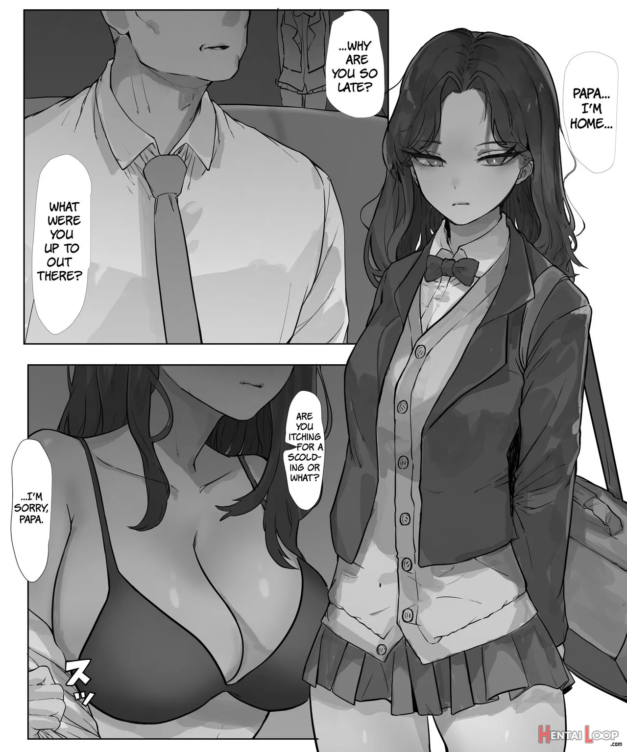 Musume To Chichi No Futekisetsu Na Kankei page 2