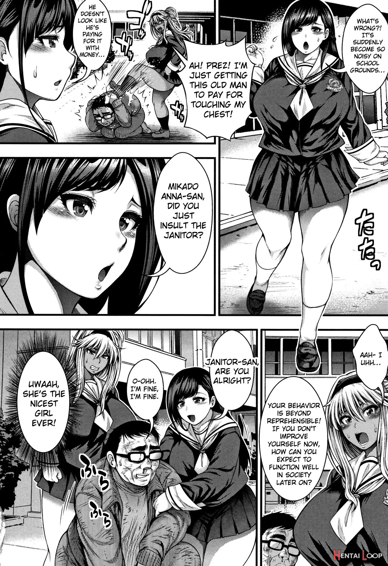 Namaiki Gal Vs. Saenai Ojisan page 4