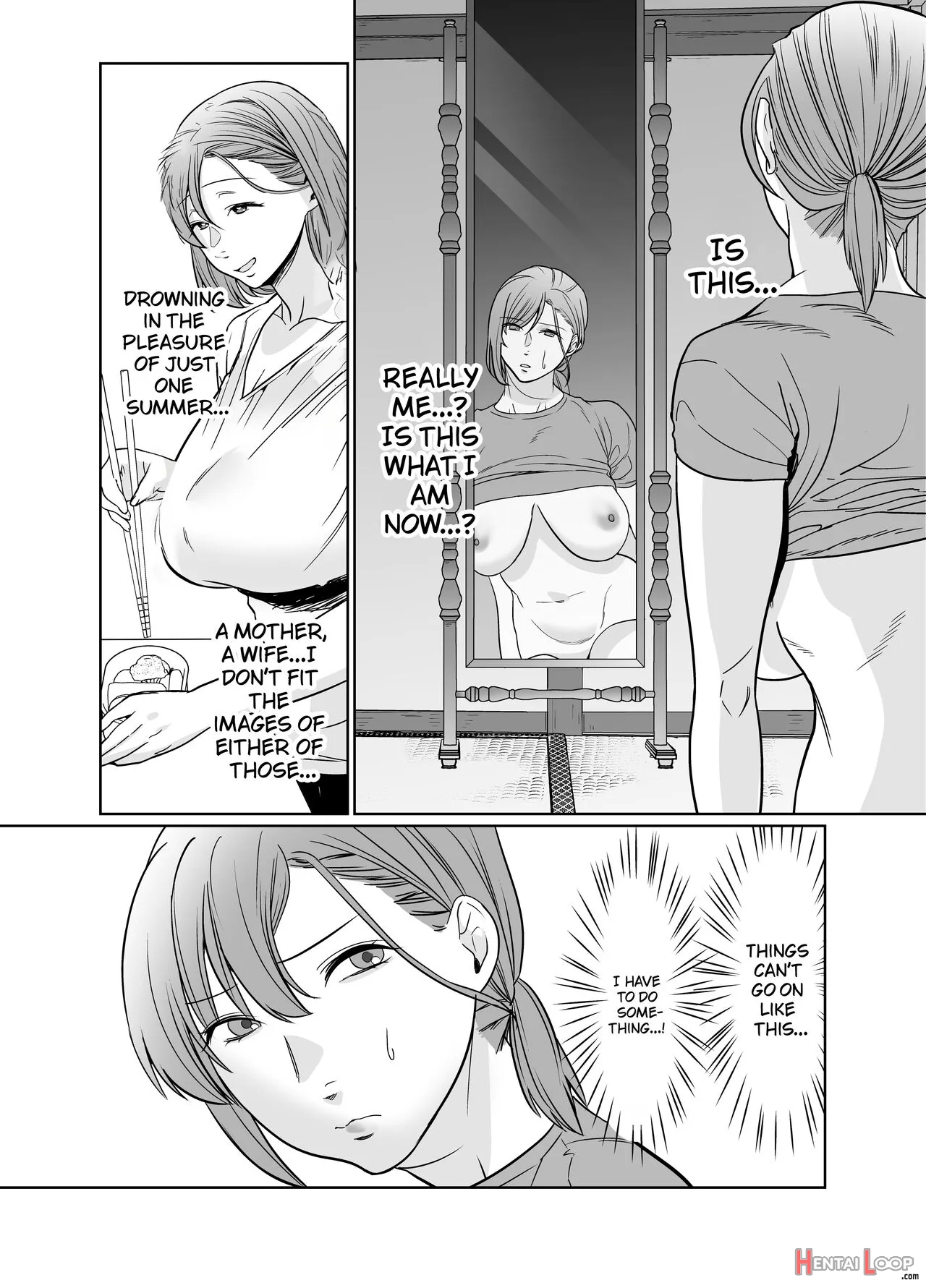 Natsu, Inaka. Tomodachi No Hahaoya To Amaku Tokeyuku Atsui Sex page 24