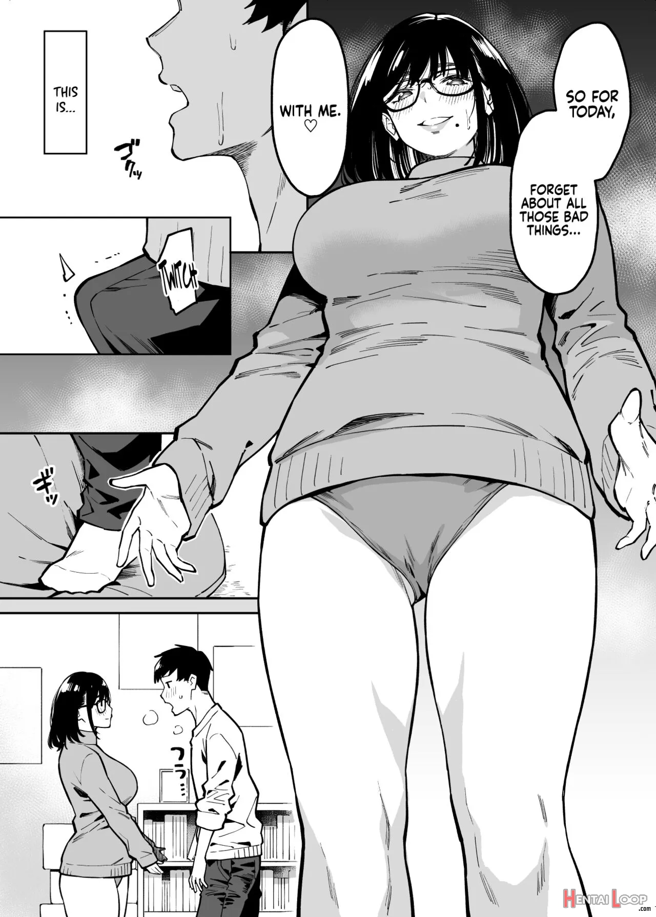 Otonari No Darashina Onee-san Ni Nagusamerareru Hanashi page 12