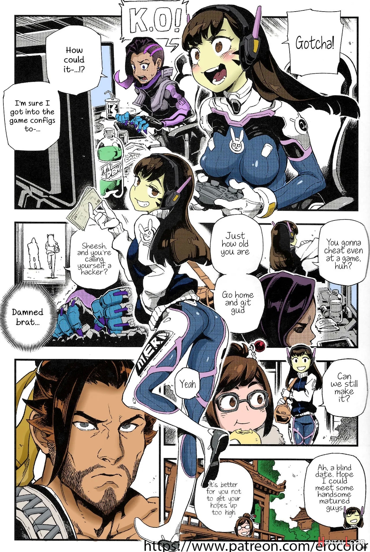 Overtime!! Overwatch Fanbook Vol. 2 - Colorized page 2