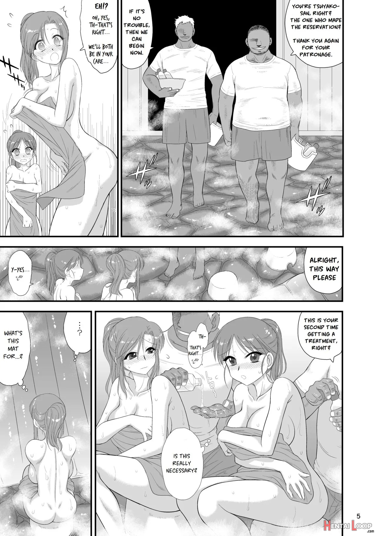 Oyako De Onsen Ni Ittara Netorare Onsen Deshita. page 4