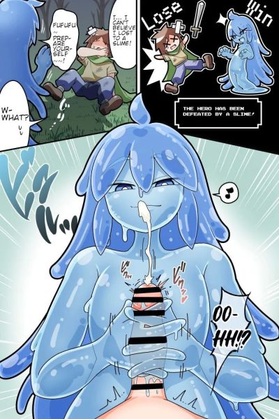 Paizuri Sakusei Slime Ni Makeru Manga page 1