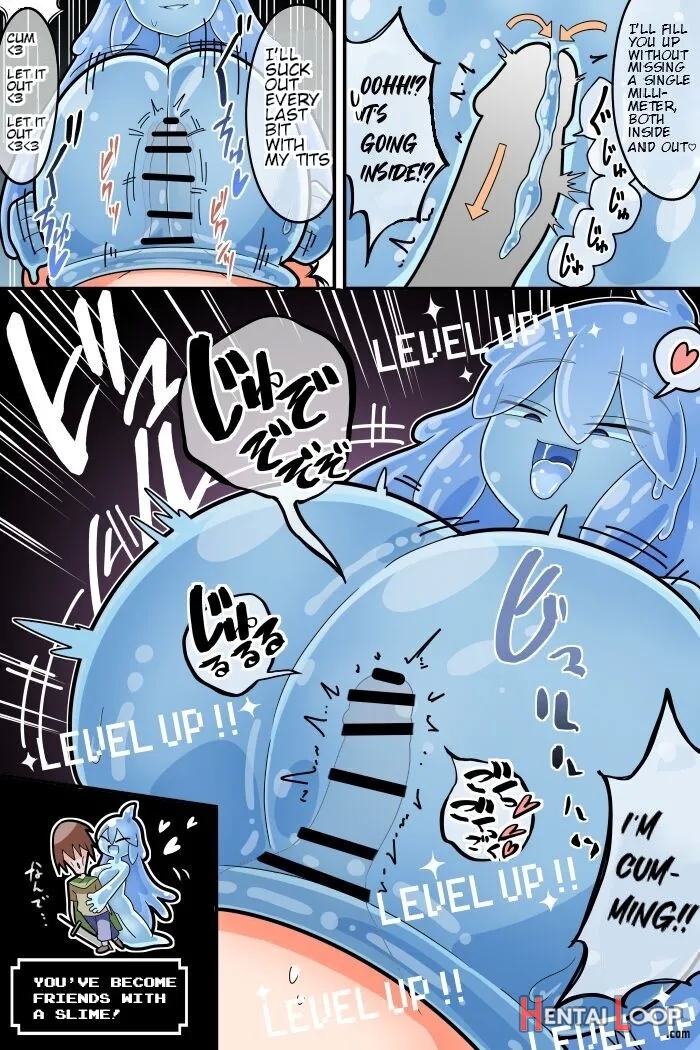 Paizuri Sakusei Slime Ni Makeru Manga page 4