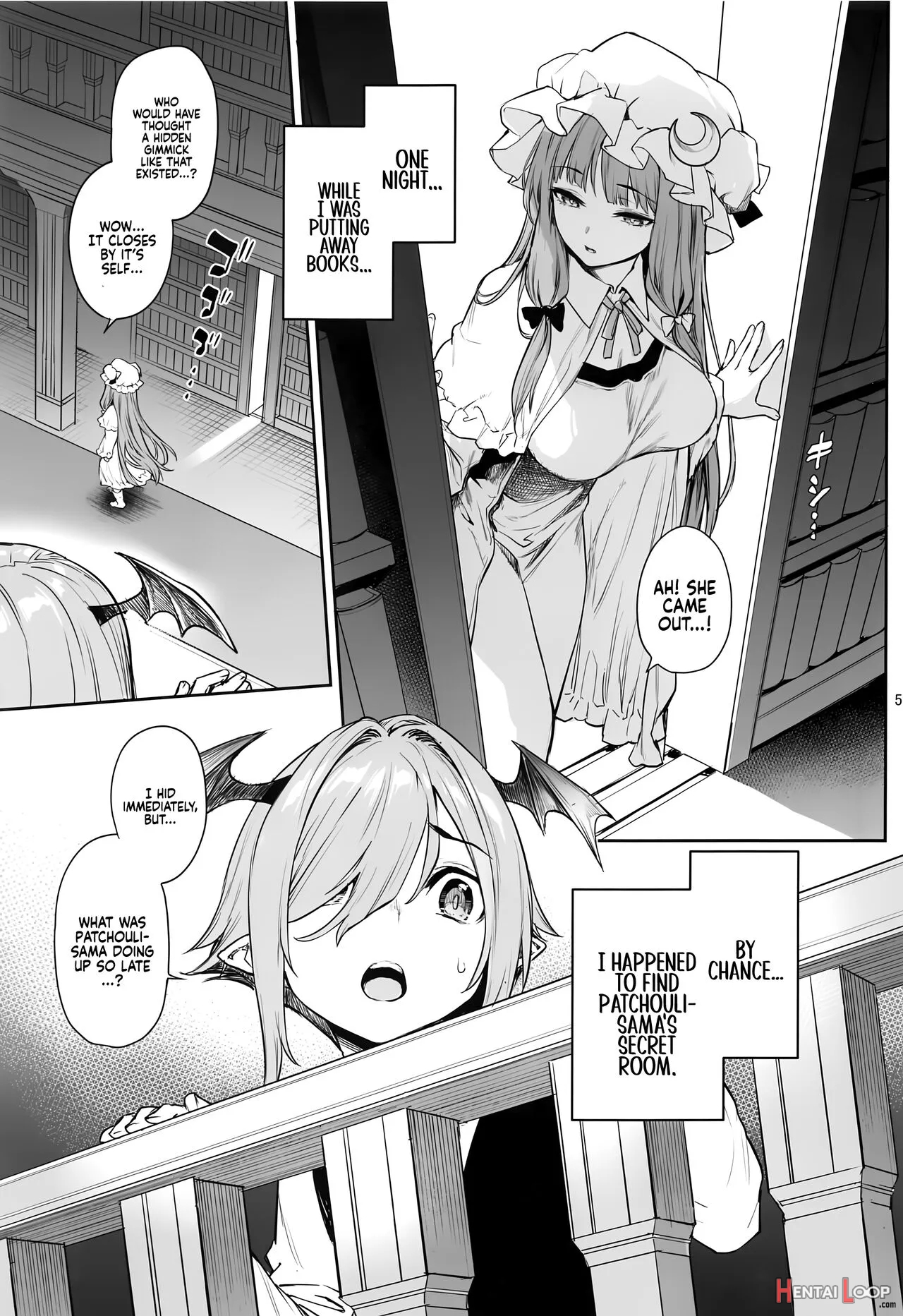 Patchouli-sama To Himitsu No Heya - Decensored page 2