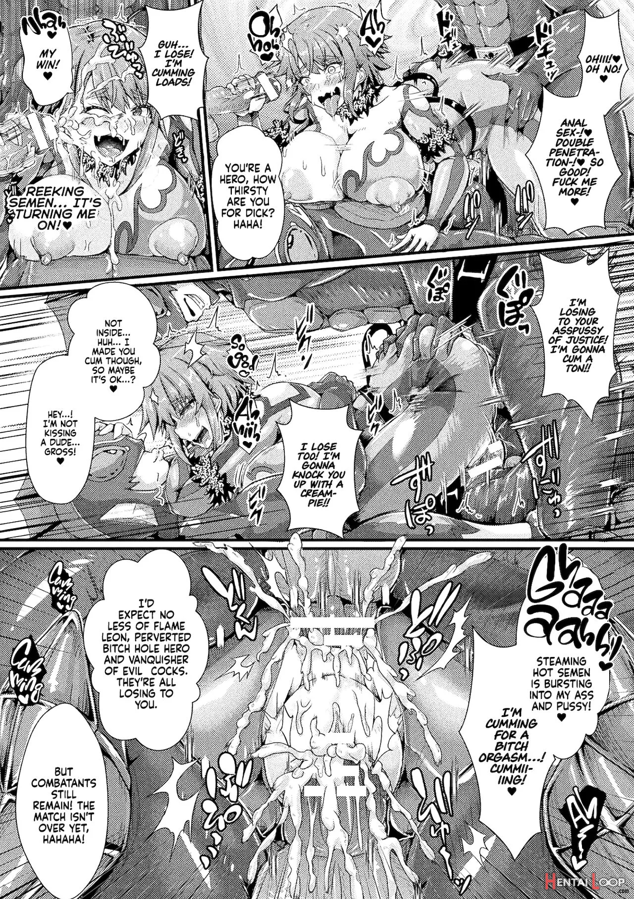 Rape-breakable Sex Change Hero's Decisive Battle! The Trap Covered Enemy Base! page 16