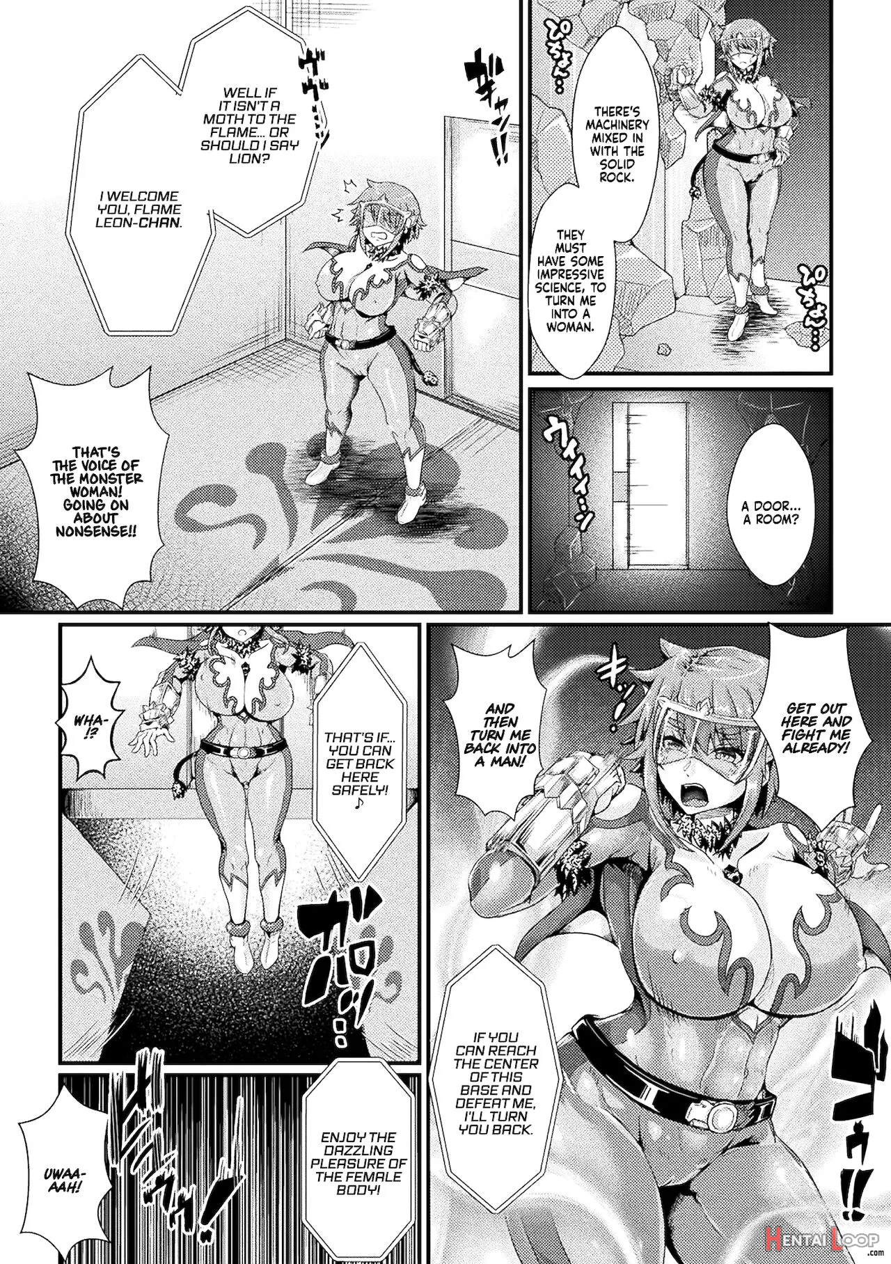 Rape-breakable Sex Change Hero's Decisive Battle! The Trap Covered Enemy Base! page 3