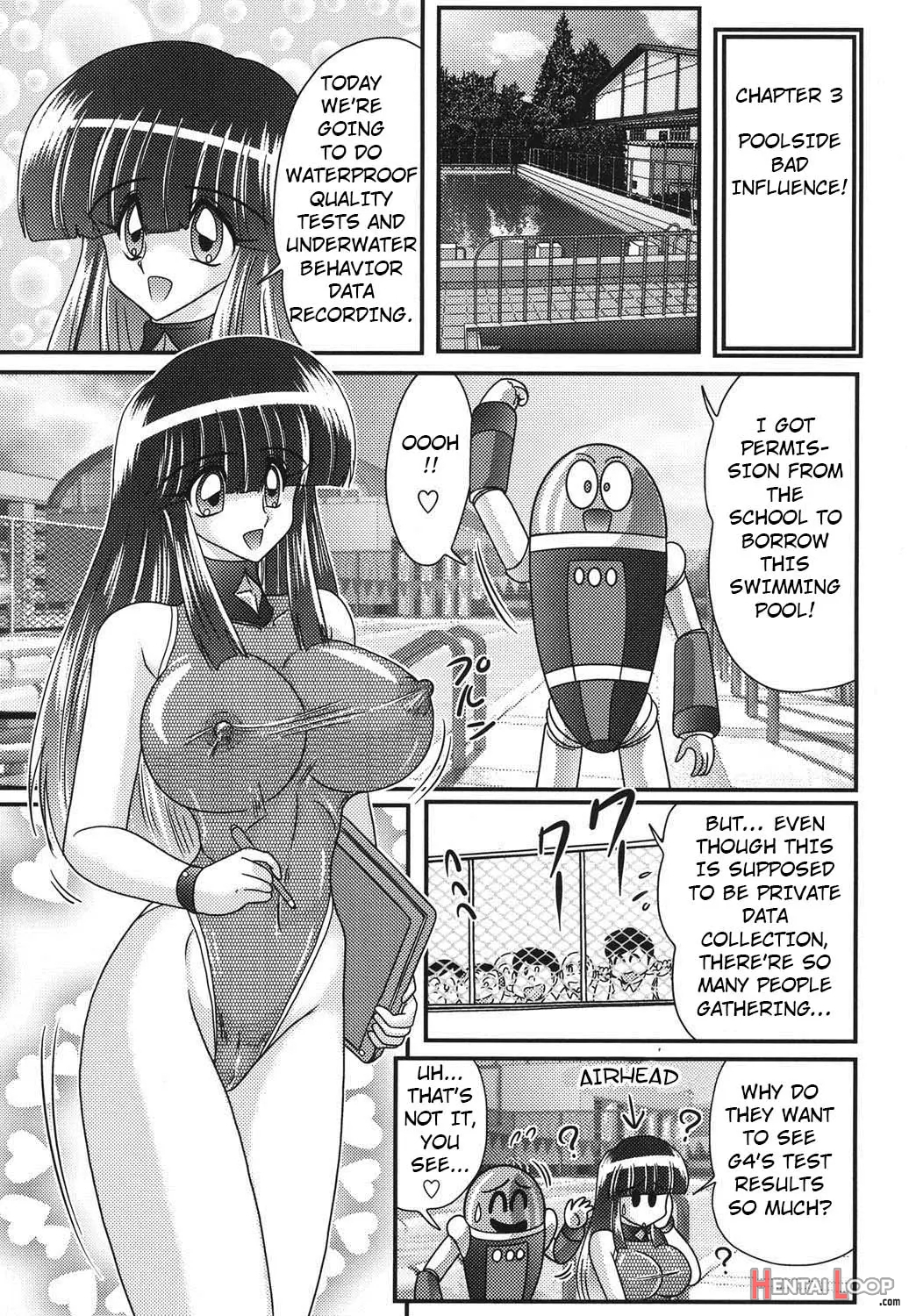 Sailor Fuku Ni Chiren Robo Yokubou Kairo Ch. 3 page 1