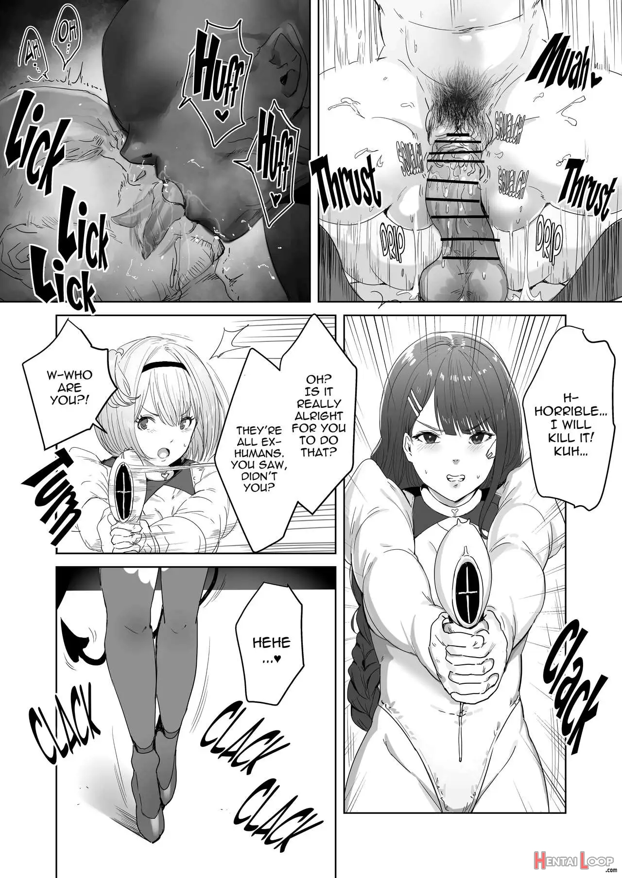 Seigi No Hero Ga Futanari Ni Natte Injuu Ni Ochiru Hanashi page 8