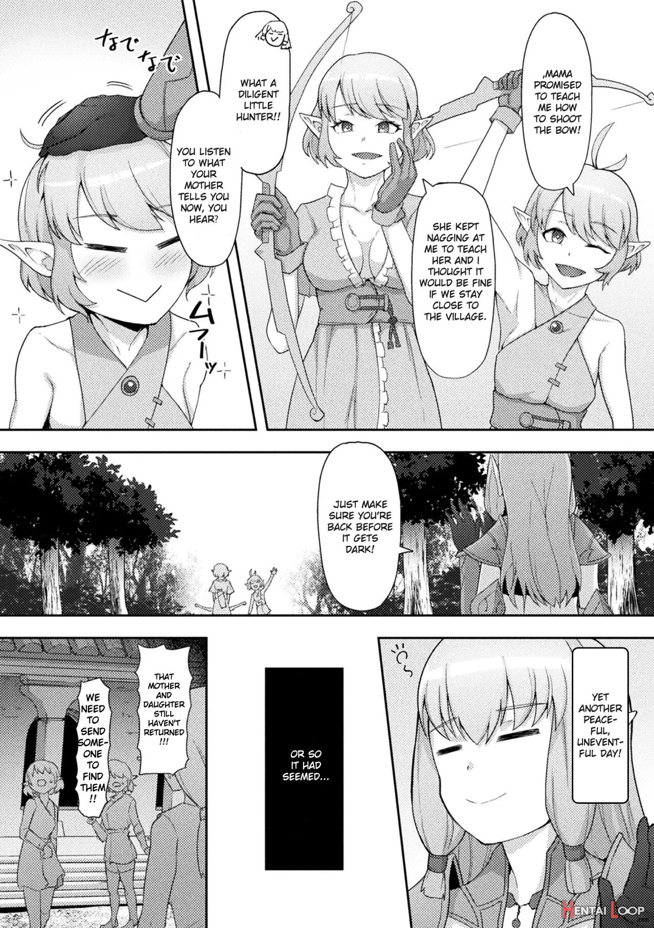 Seishokuju ~tsukuri Kaerareru Elf-tachi~ Zenpen page 3