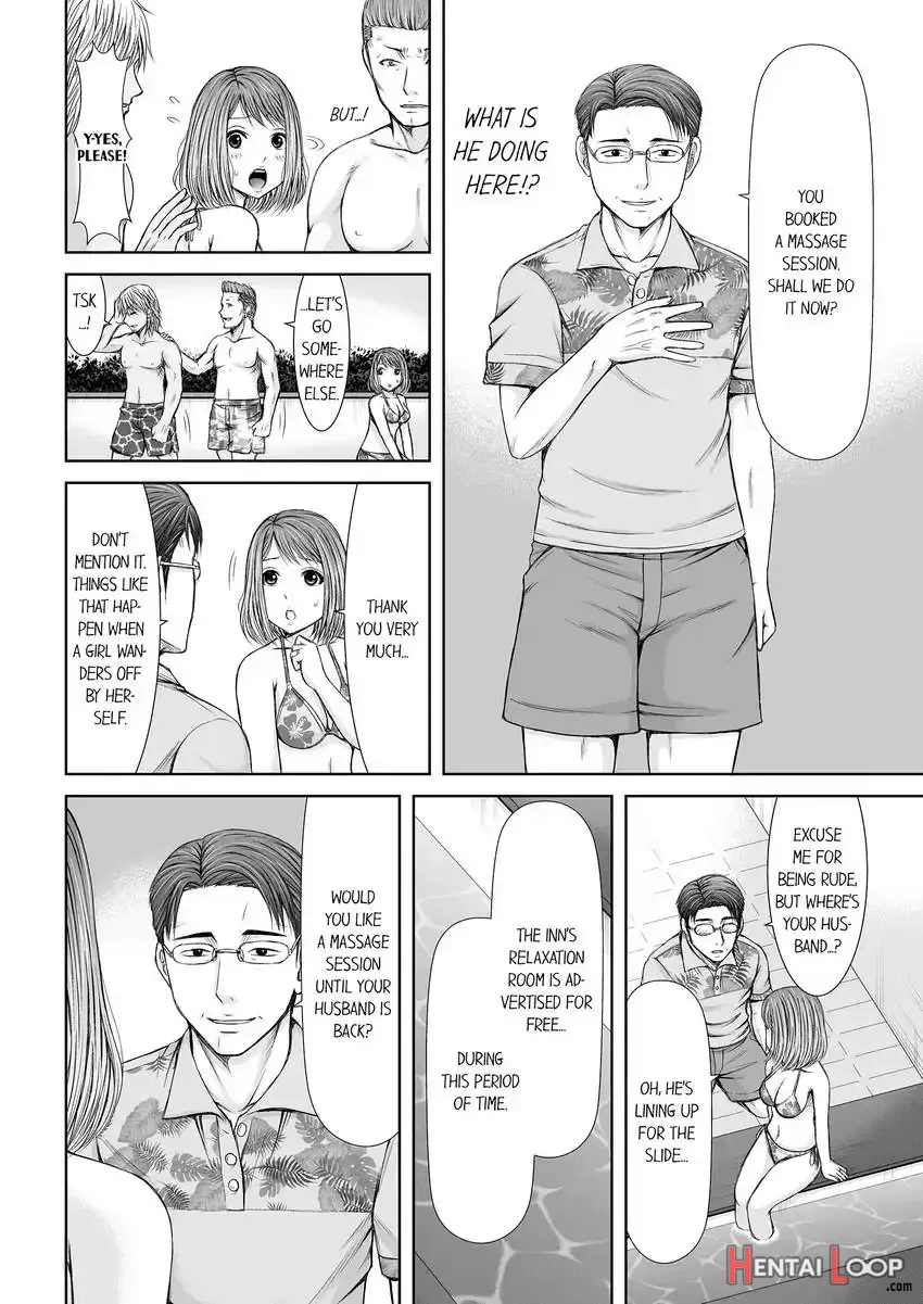 Seitraishi Ni Jirasare Tsuzuketa Tsuma ~ Otto Ni Wa Ienai Nureiki Massage page 59