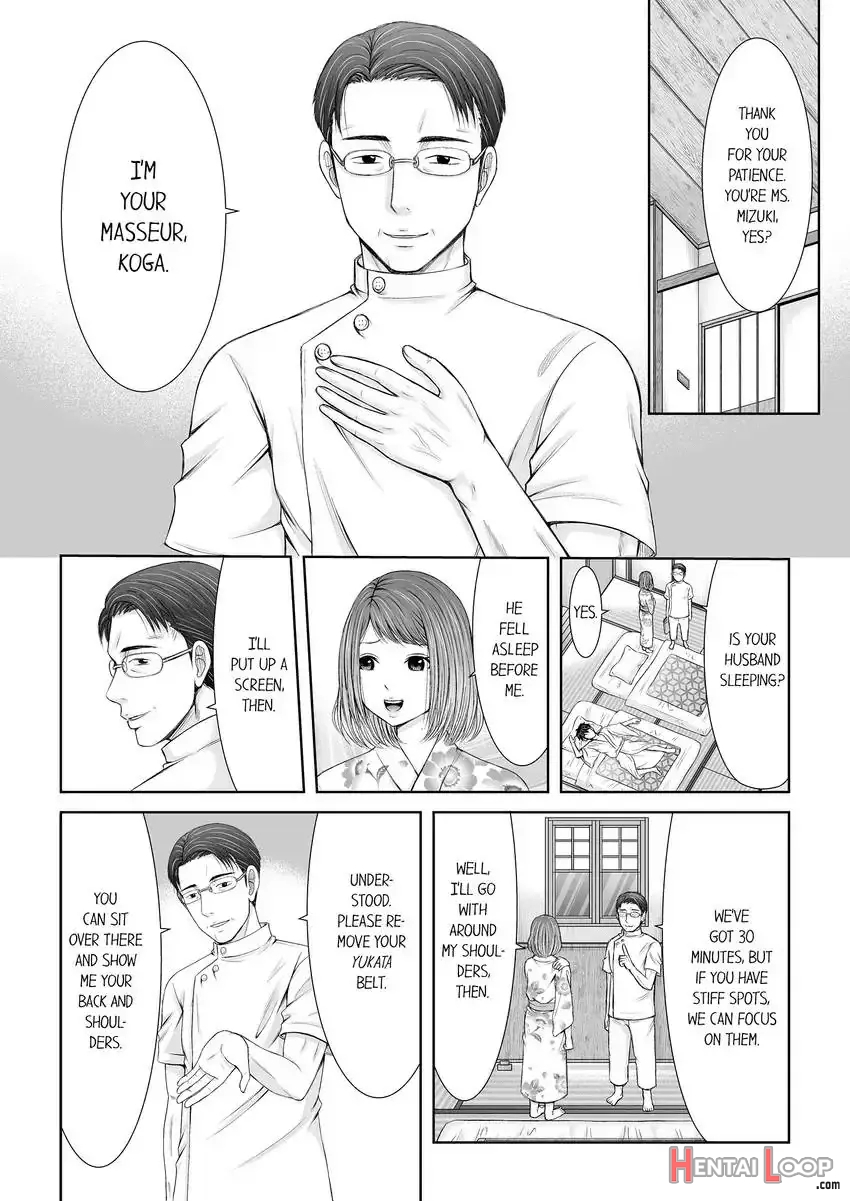 Seitraishi Ni Jirasare Tsuzuketa Tsuma ~ Otto Ni Wa Ienai Nureiki Massage page 8