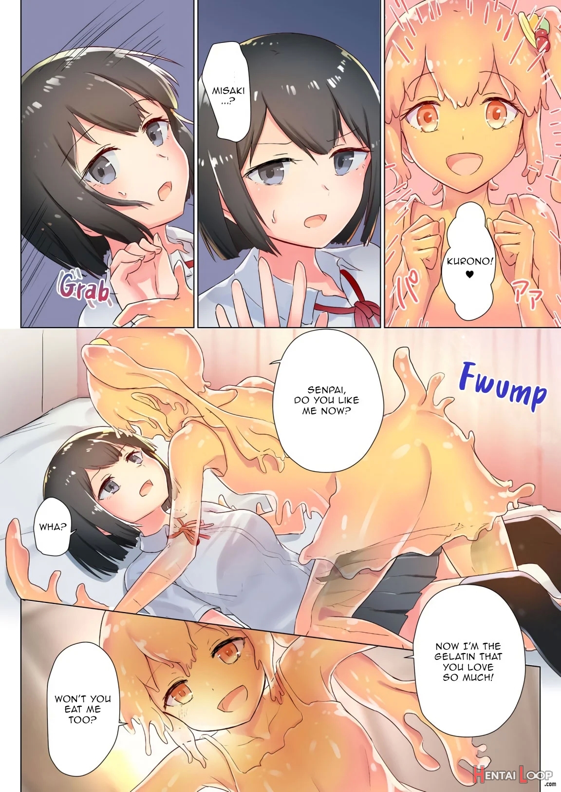 Senpai, Watashi O Tabete Kudasai ~jelly-ka Shoujo To Toromitsu Ecchi~ (part 1) page 11