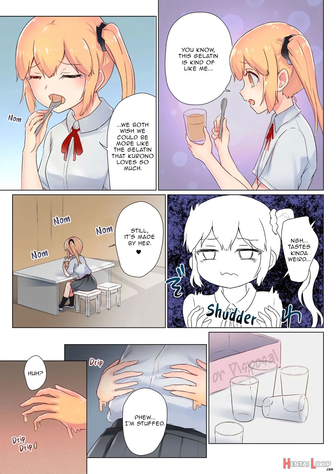 Senpai, Watashi O Tabete Kudasai ~jelly-ka Shoujo To Toromitsu Ecchi~ (part 1) page 8