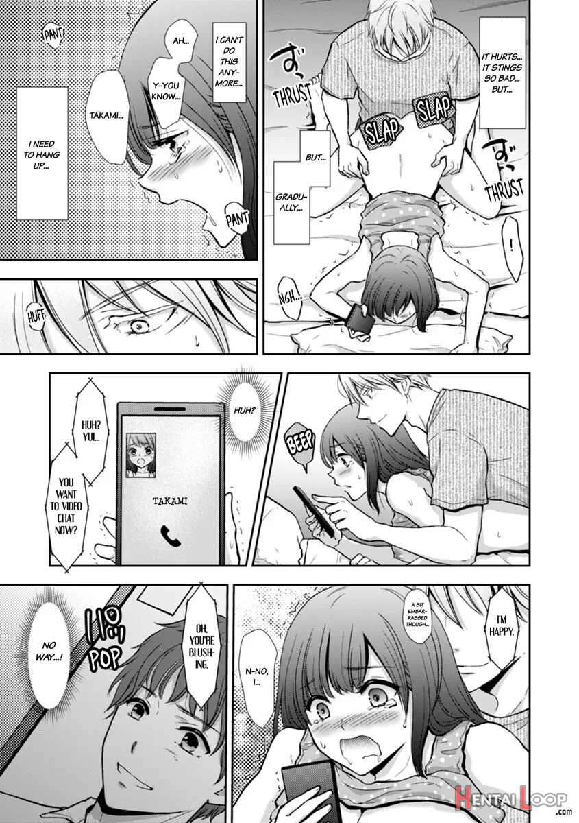 "sex No Benkyou Shiyokka?" Kareshi Ga Iru No Ni Itoko Kara Shojo Wo Ubaware Zecchou Shidou page 47