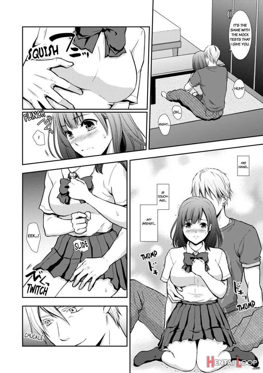 "sex No Benkyou Shiyokka?" Kareshi Ga Iru No Ni Itoko Kara Shojo Wo Ubaware Zecchou Shidou page 9