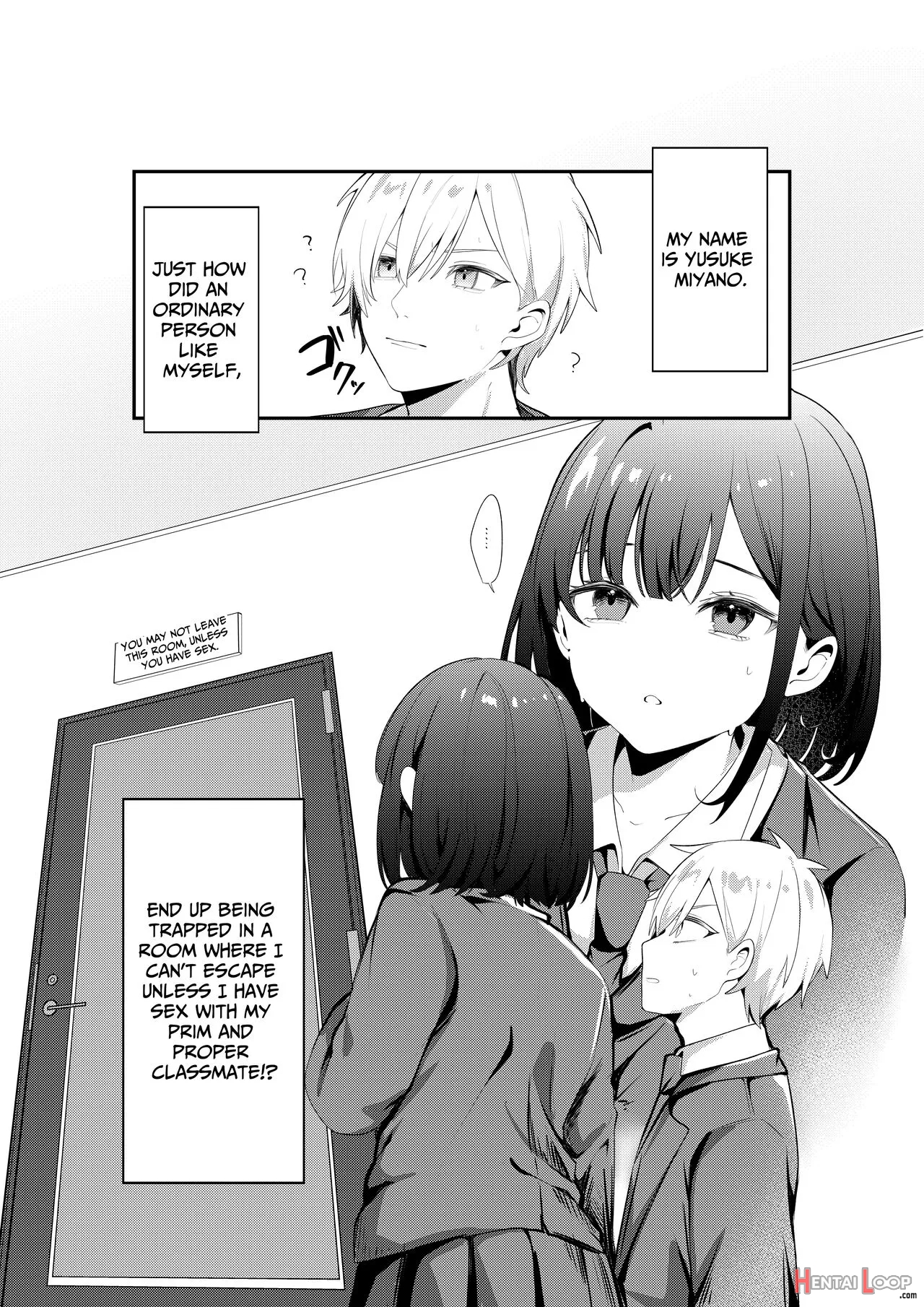 Sex Shinai To Derarenai Heya Ni Seiso Na Anoko To Tojikomerareru page 2