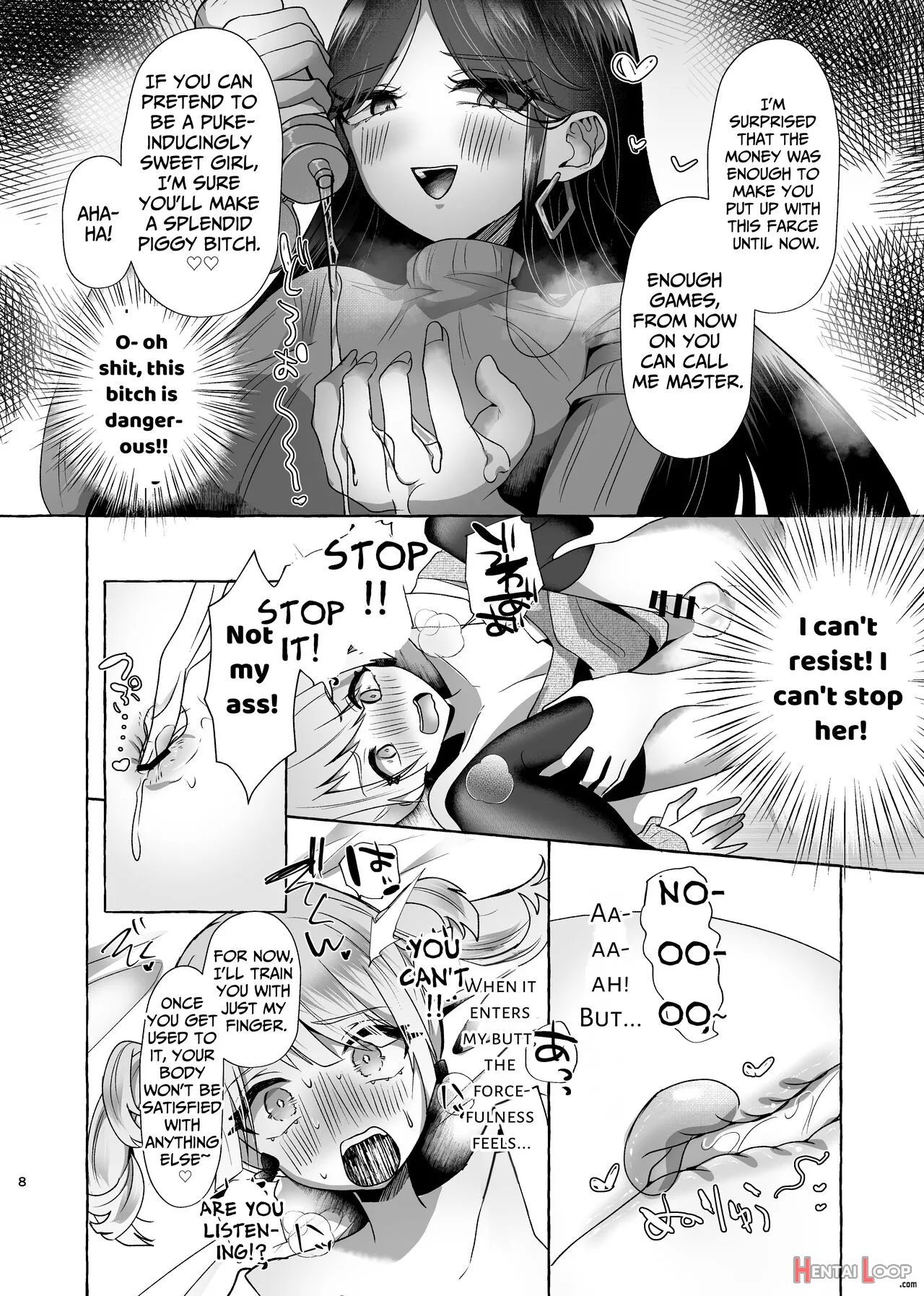 Shion 100% Feminization ~from Pretty Boy To Piggy Bitch~ page 7