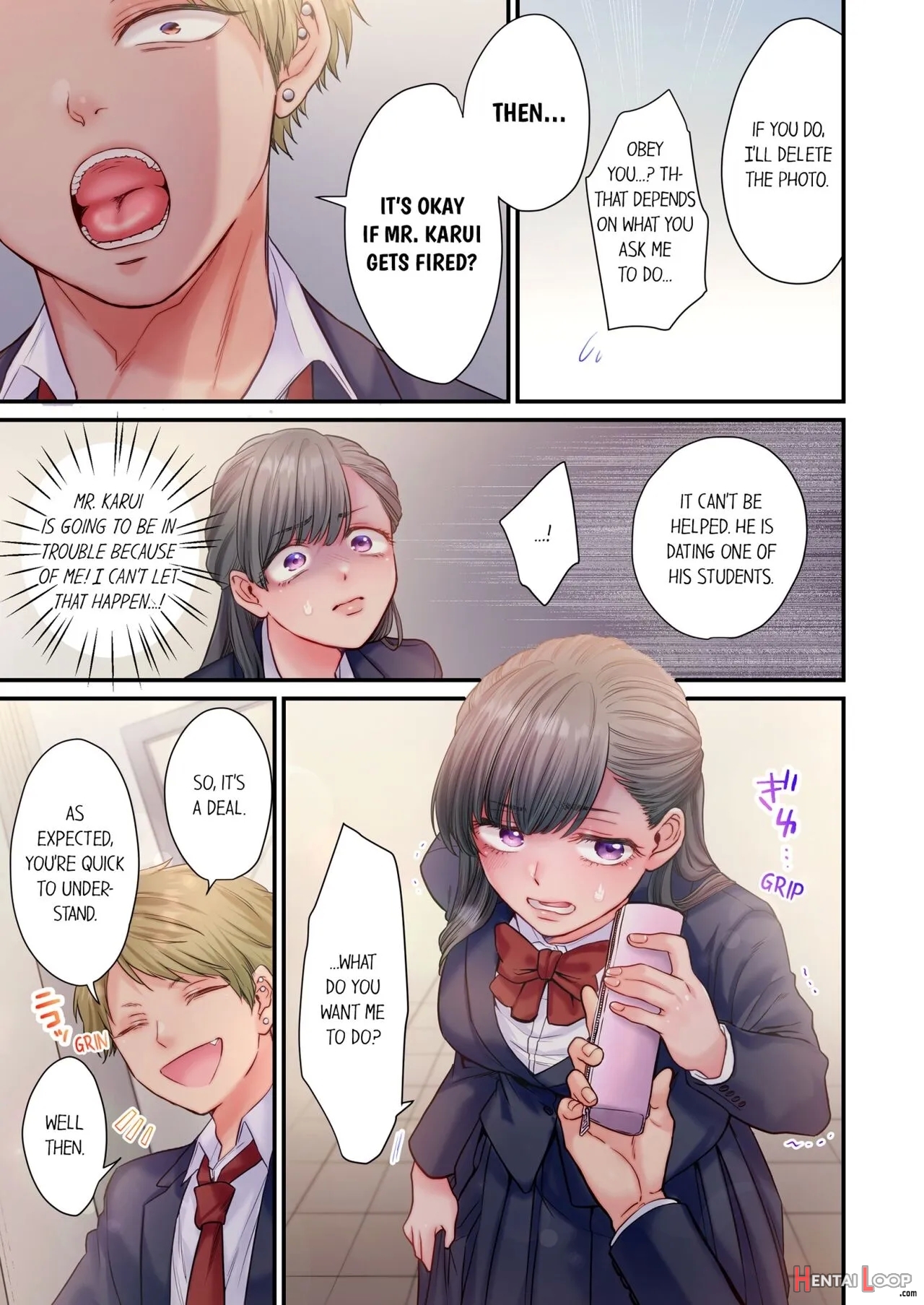 Skirt No Naka, Netorare-chuu. ~ Fuuki Iin Wa Furyou Ni Zettai Fukujuu Desu 1 - Decensored page 10