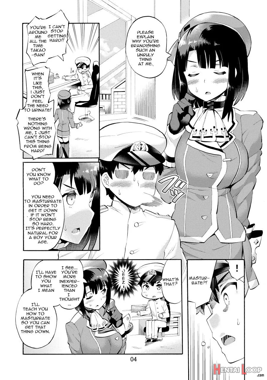 Takao-san To Asoko No Okkina Shounen Teitoku - Rewrite page 5