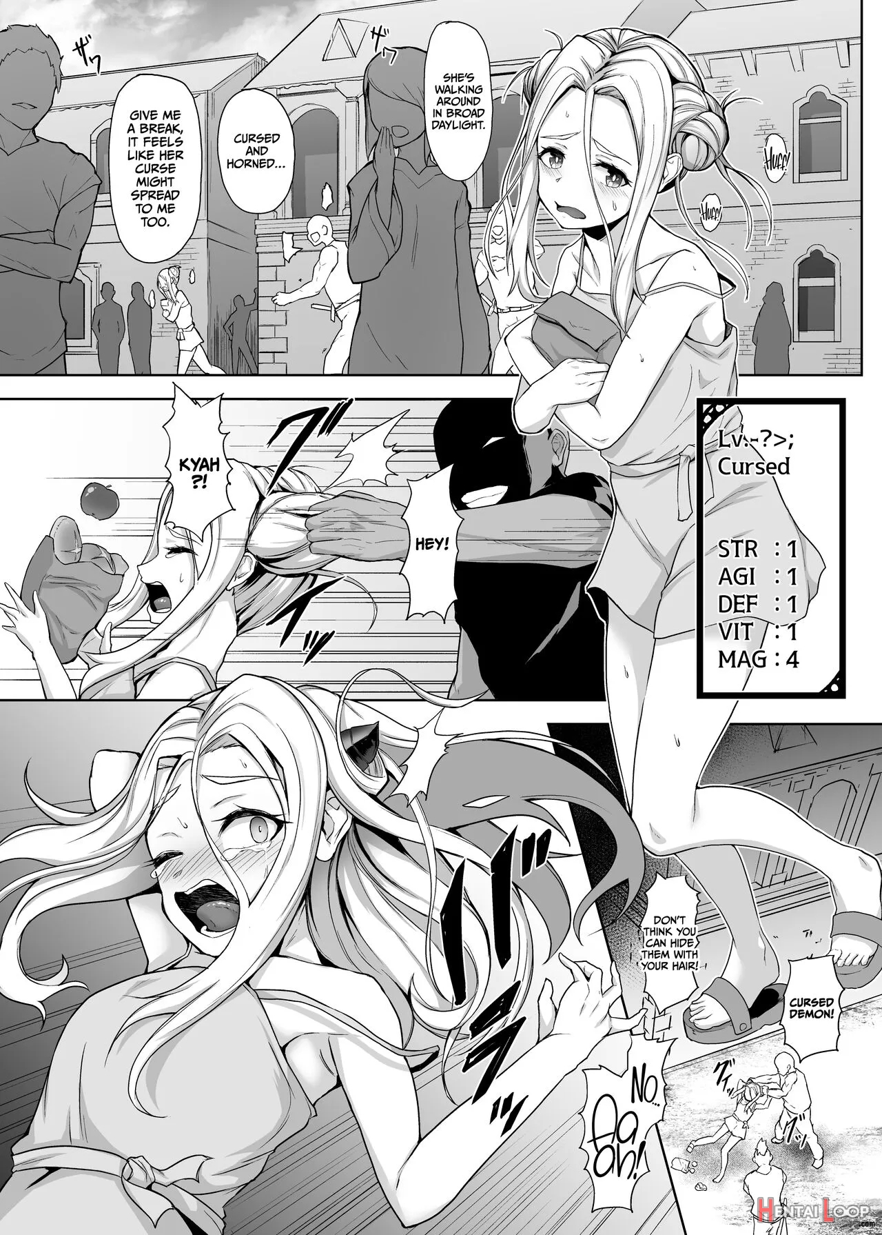 Tsuyoku Yasashii Onna Samurai, Futanari Ni Kaerare Tasuketa Musume Ni Level Drain Sareryoku De Nejifuserare Kyousei Shasei page 1