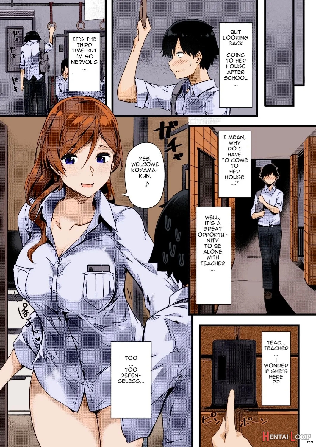 Ura-account Sensei - Colorized page 5