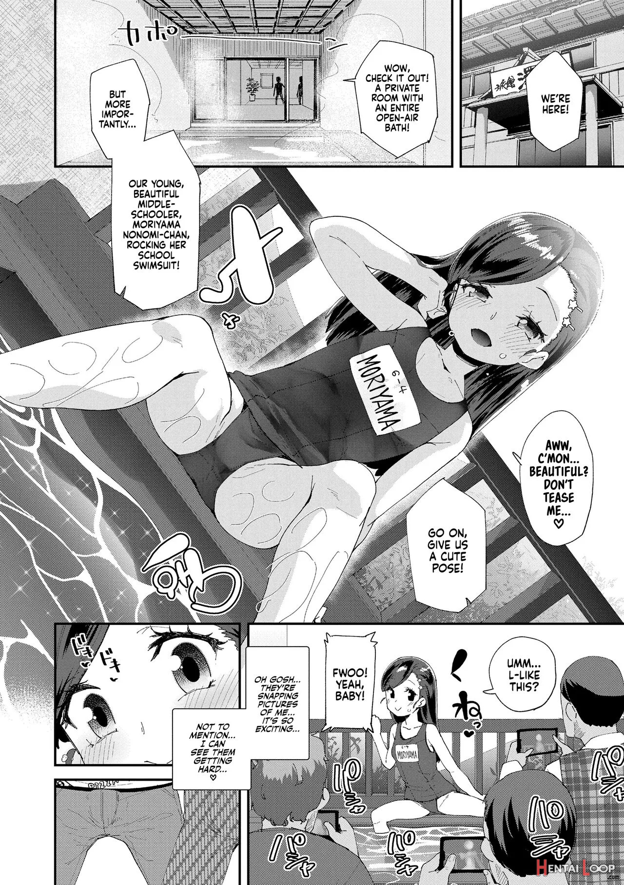 Uraaka Yatteru Nonomi-chan -koshitsu Onsen Dosukebe Gasshuku- - Decensored page 4