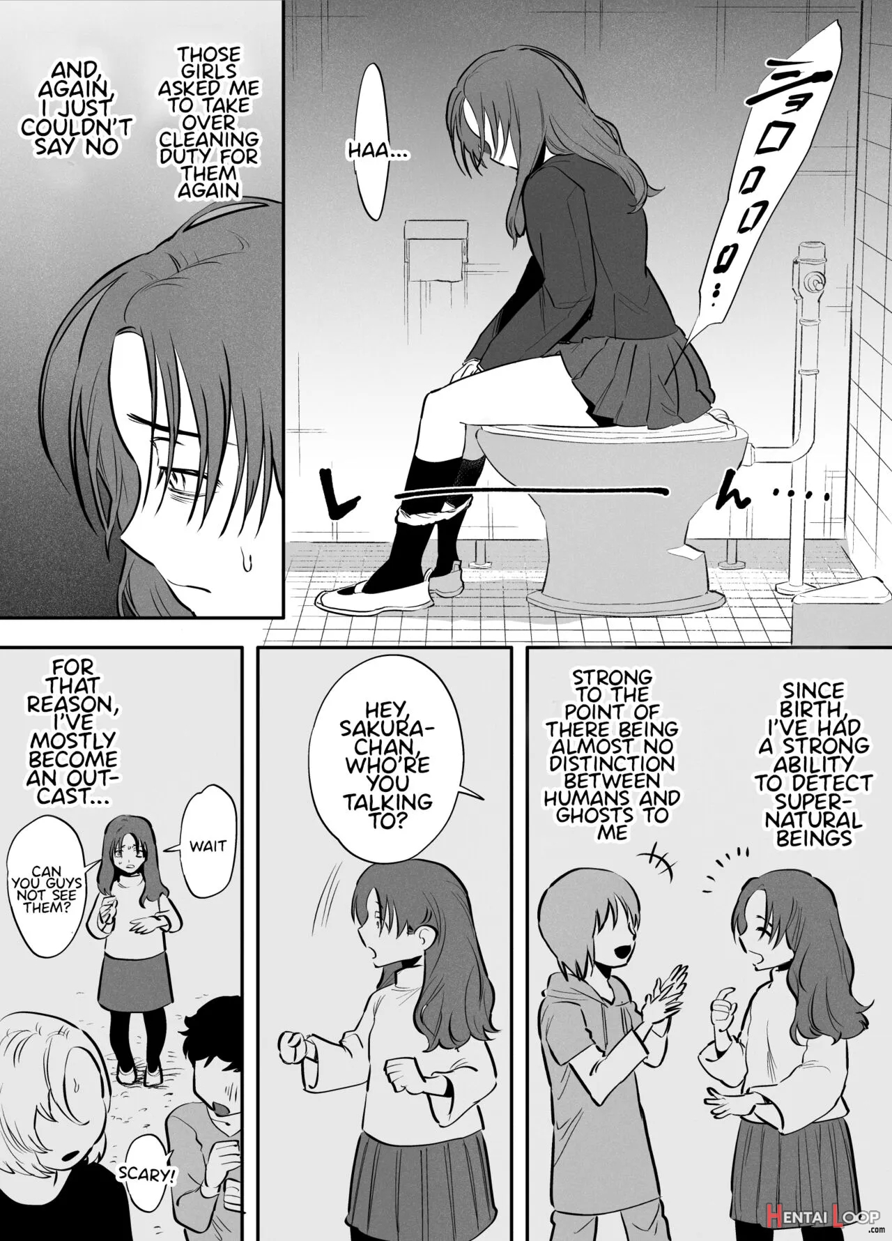 Watashi To Toire To Futanari Hanako-san page 3