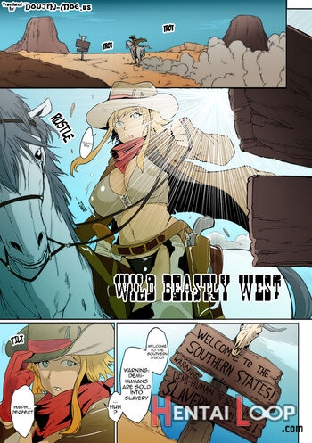 Wild Beastly West - Colorized page 1