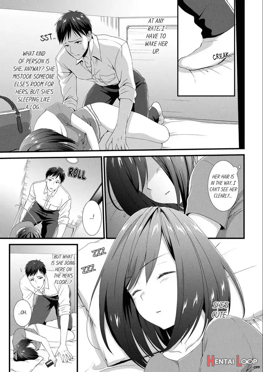 Yada, Capsule Hotel De Chikan!? "heya, Machigaeta No Omaedaro?" 1-3 page 4