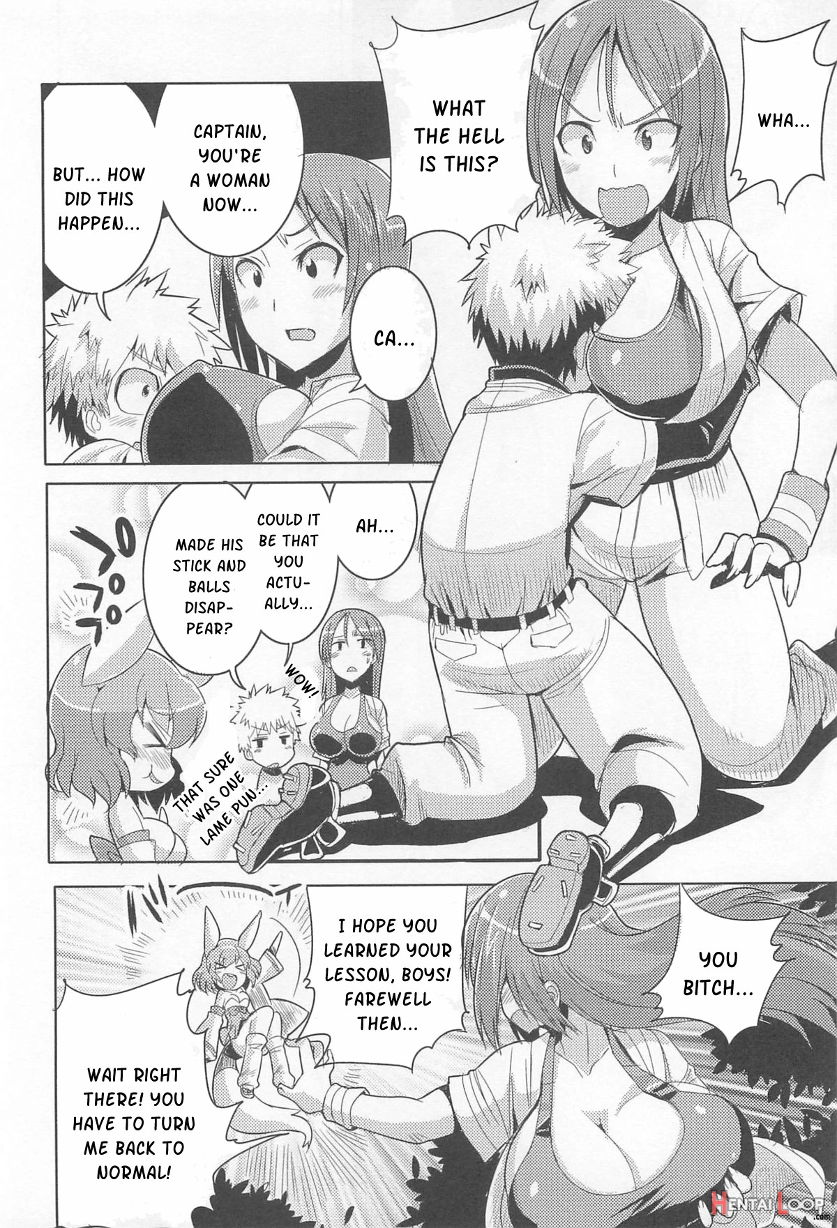 Yawaraka Captain! page 4