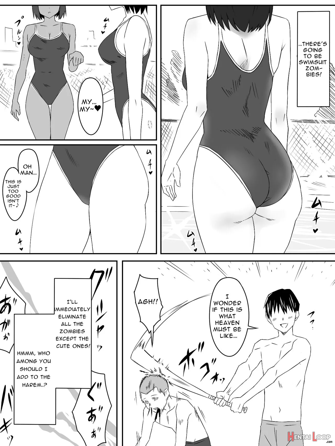 Zombie Harem Life ~antibogi No Ore To Bakunyuu Zombie~ 2 page 10