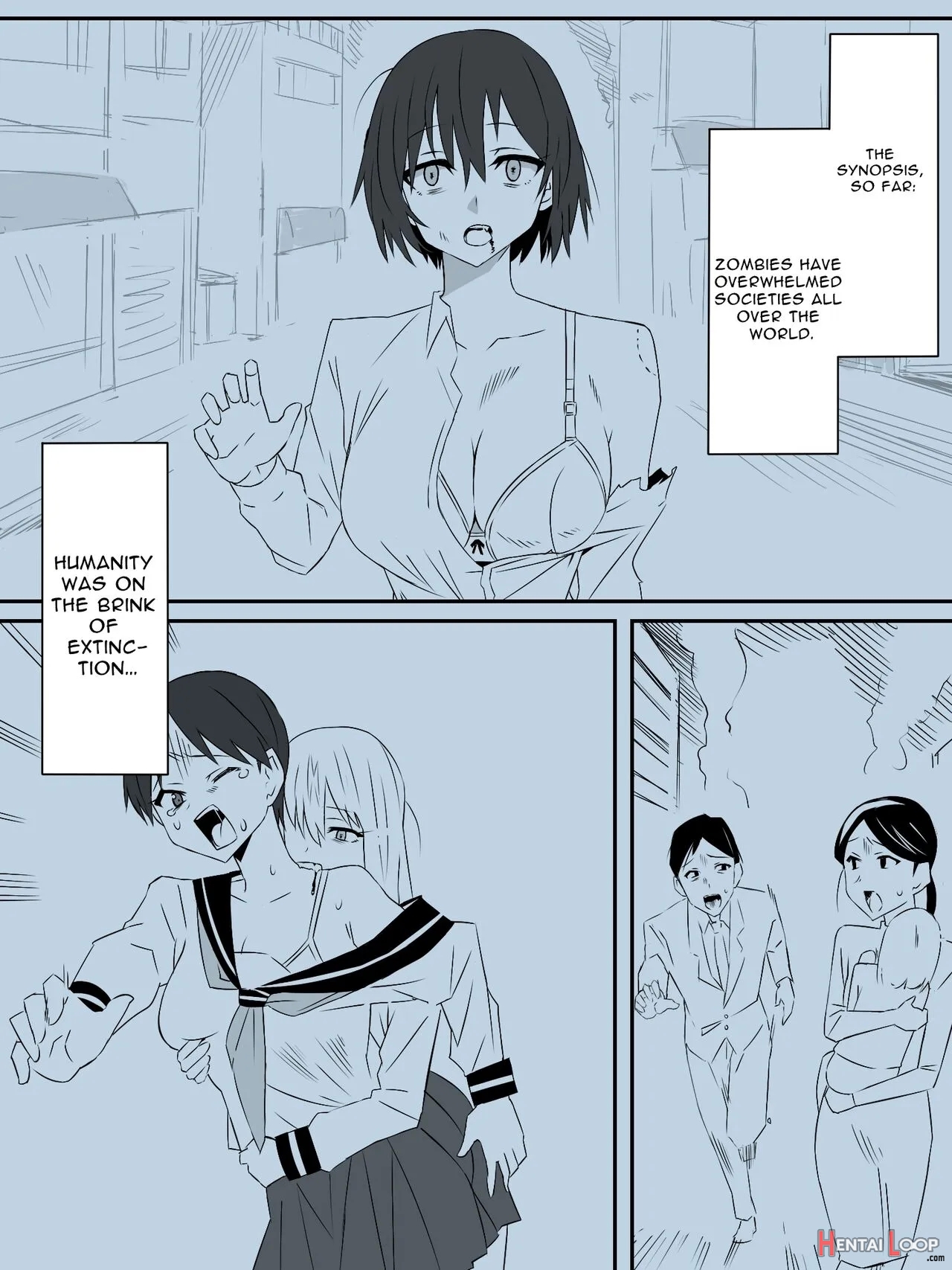 Zombie Harem Life ~antibogi No Ore To Bakunyuu Zombie~ 2 page 2