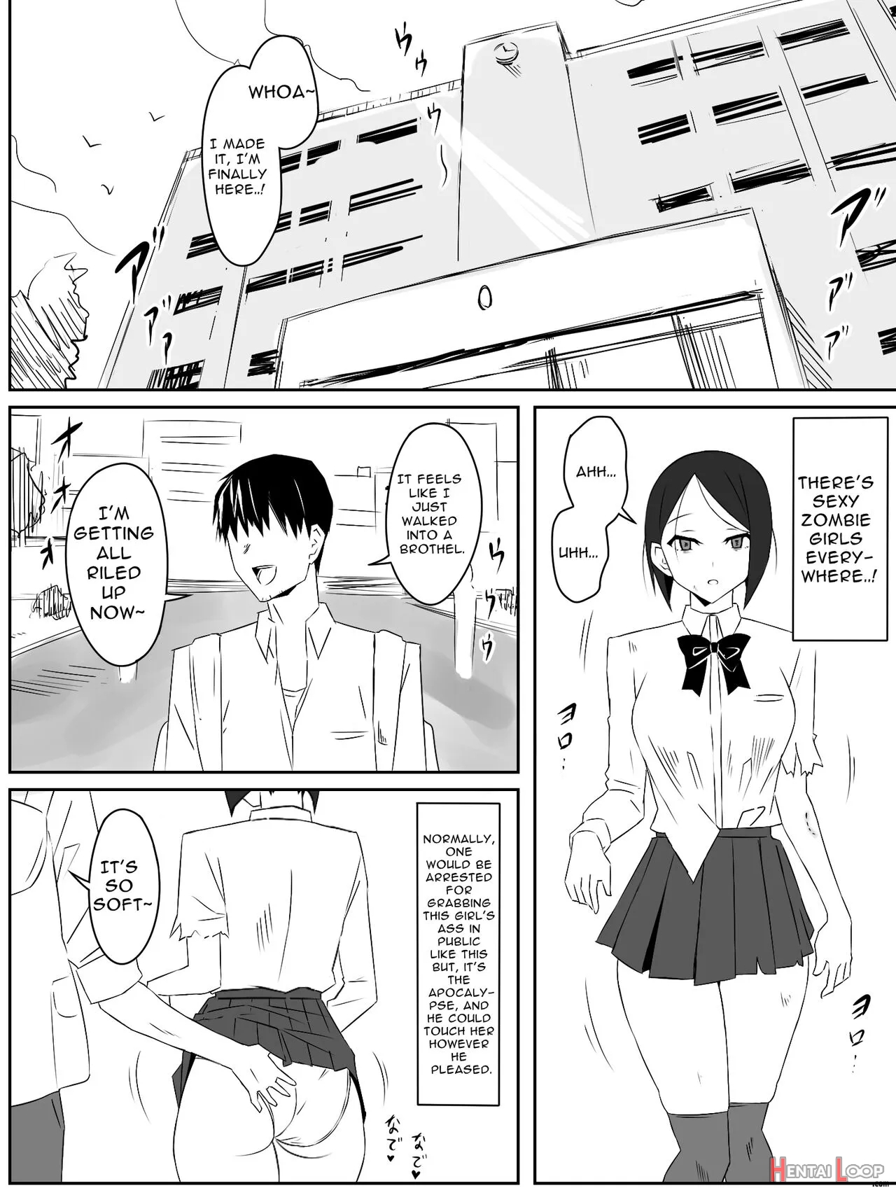 Zombie Harem Life ~antibogi No Ore To Bakunyuu Zombie~ 2 page 5