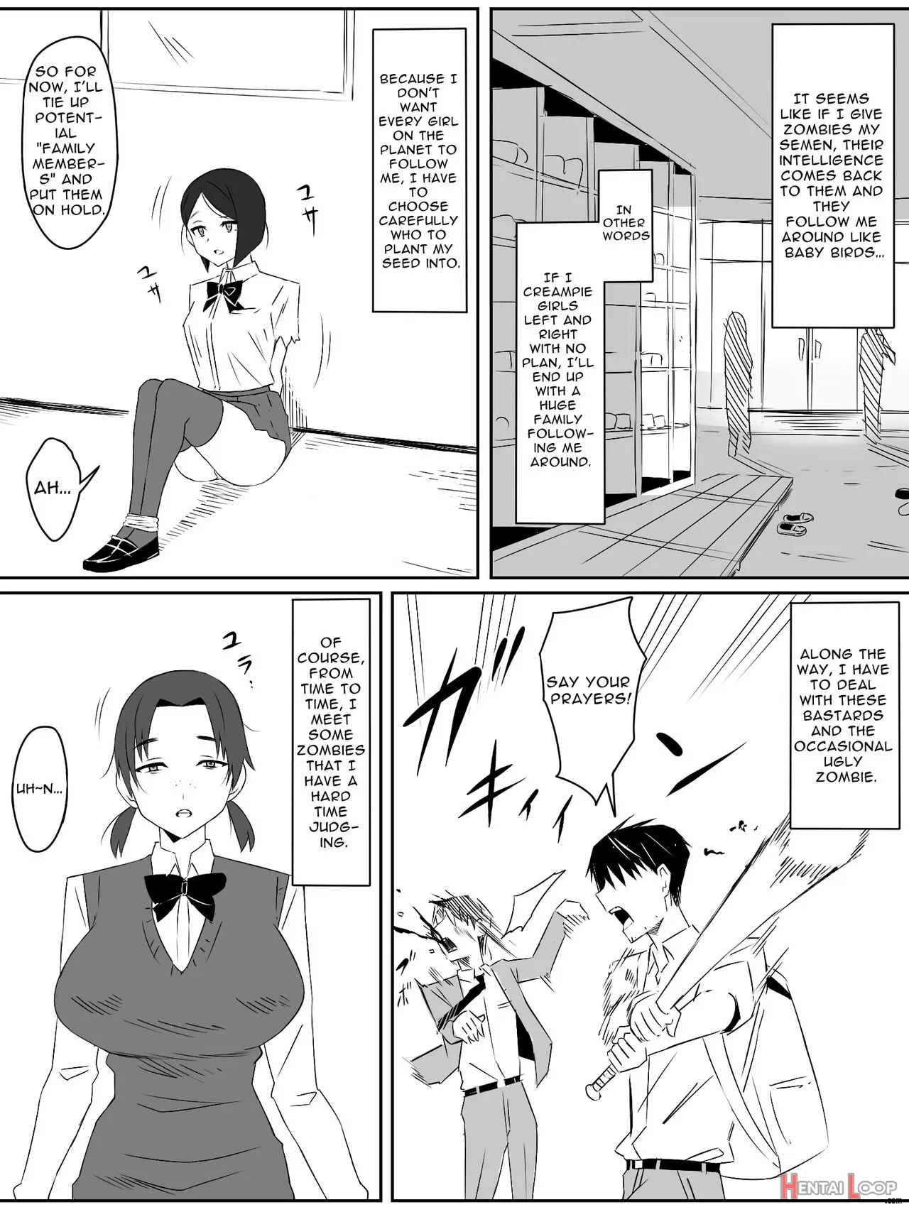 Zombie Harem Life ~antibogi No Ore To Bakunyuu Zombie~ 2 page 7