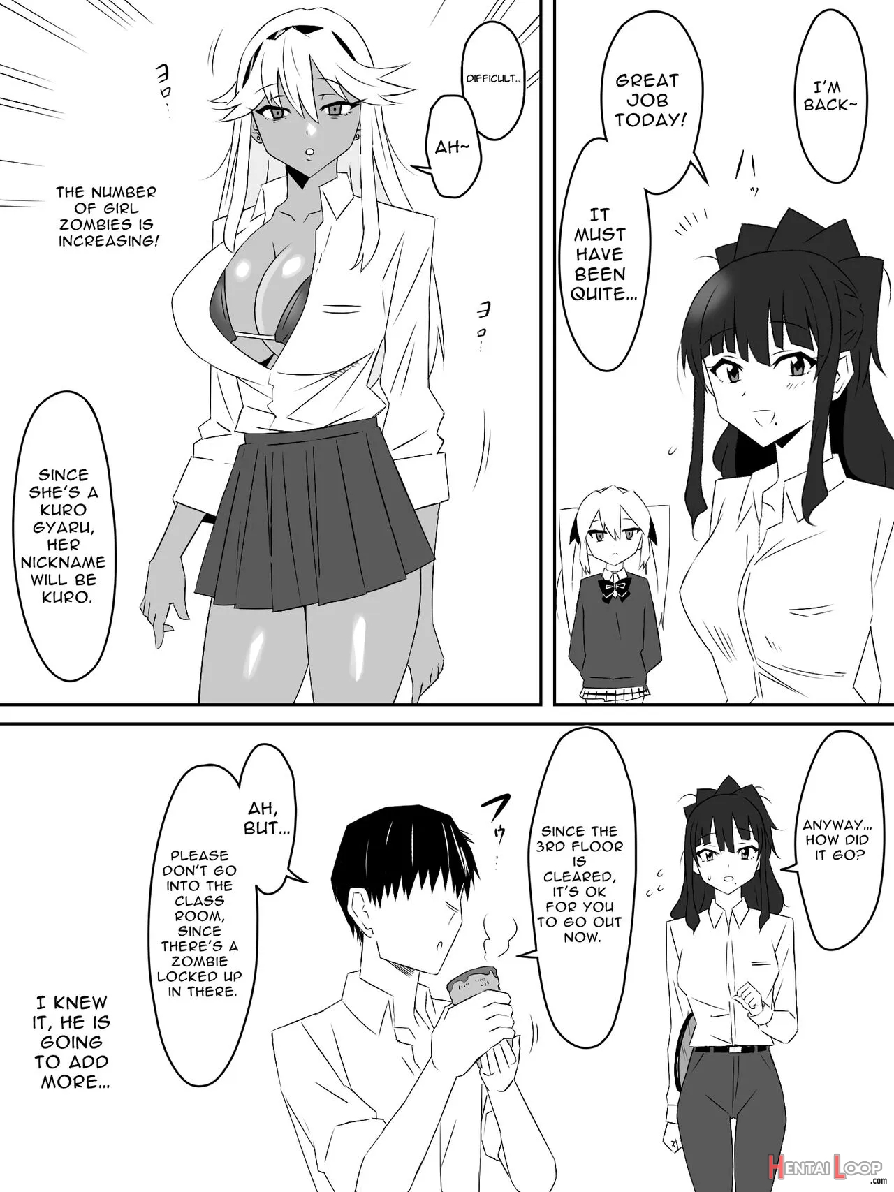 Zombie Harem Life ~antibogi No Ore To Bakunyuu Zombie~ 3 page 19