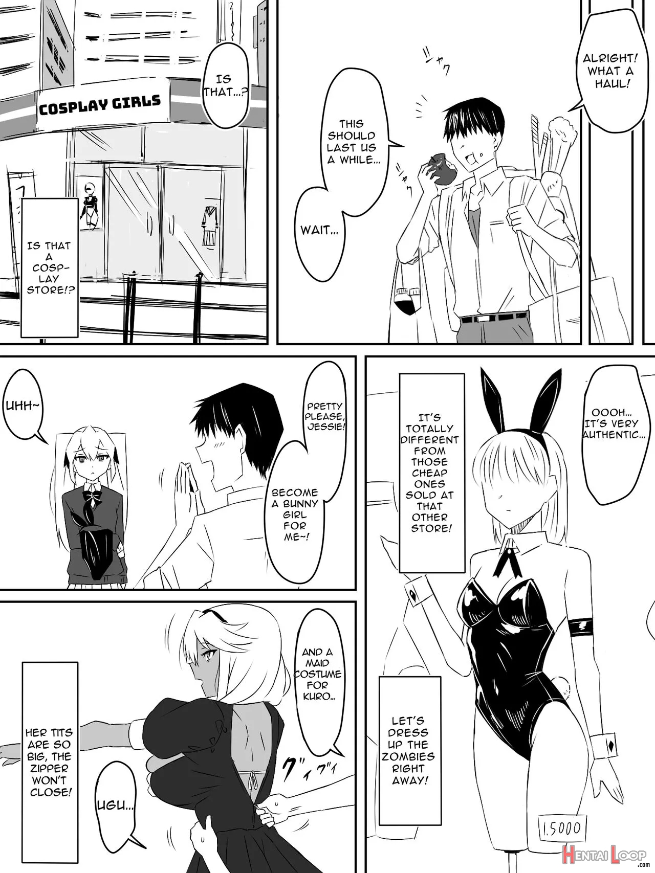 Zombie Harem Life ~antibogi No Ore To Bakunyuu Zombie~ 3 page 25