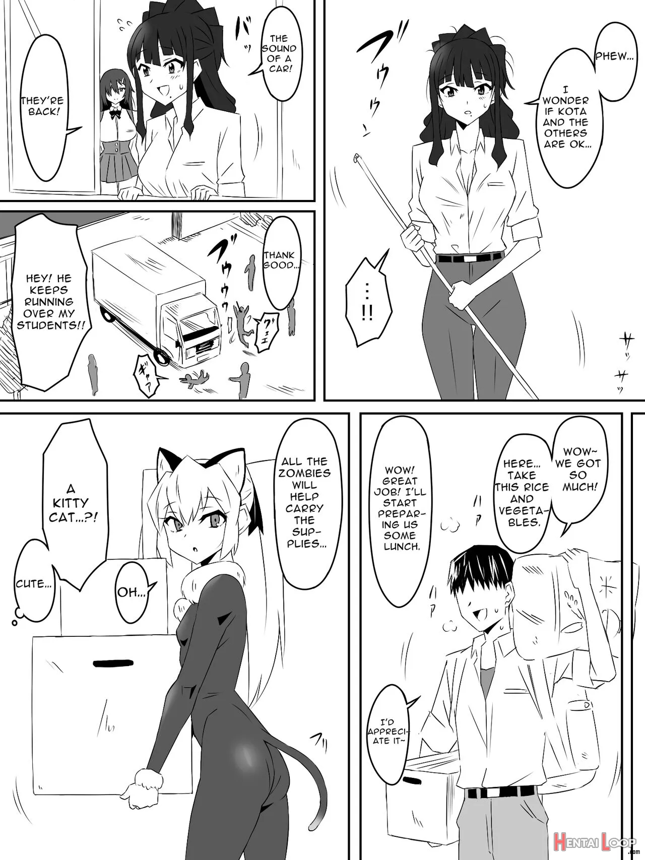 Zombie Harem Life ~antibogi No Ore To Bakunyuu Zombie~ 3 page 32