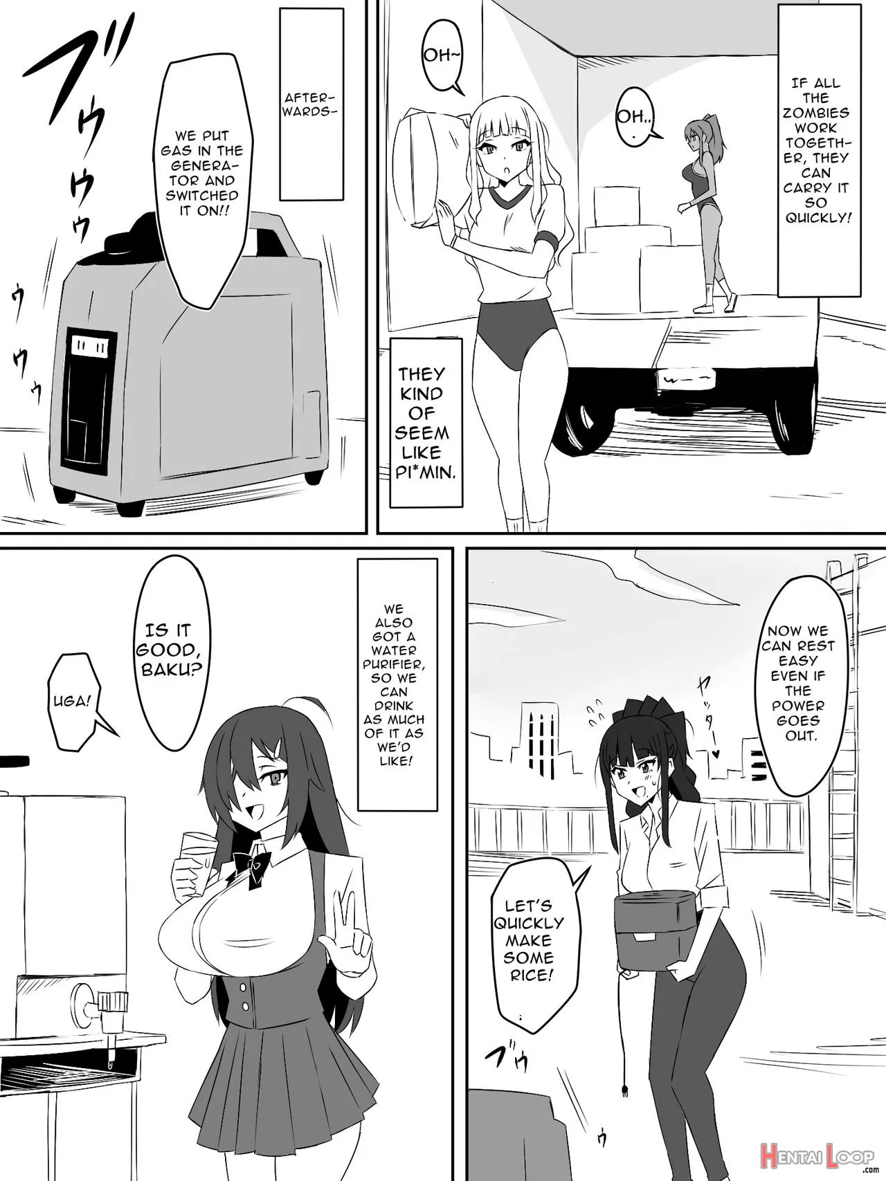 Zombie Harem Life ~antibogi No Ore To Bakunyuu Zombie~ 3 page 33