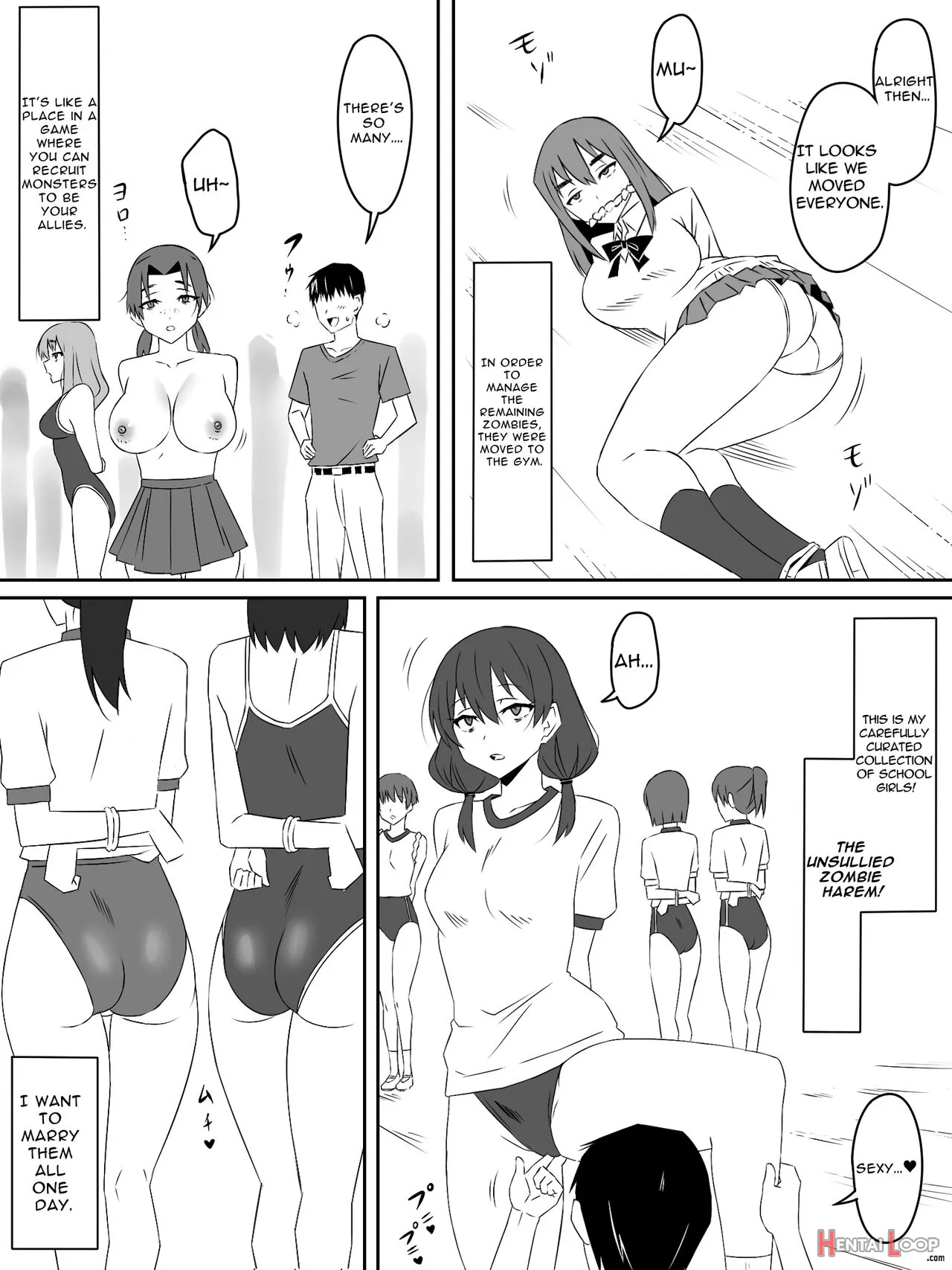 Zombie Harem Life ~antibogi No Ore To Bakunyuu Zombie~ 3 page 37