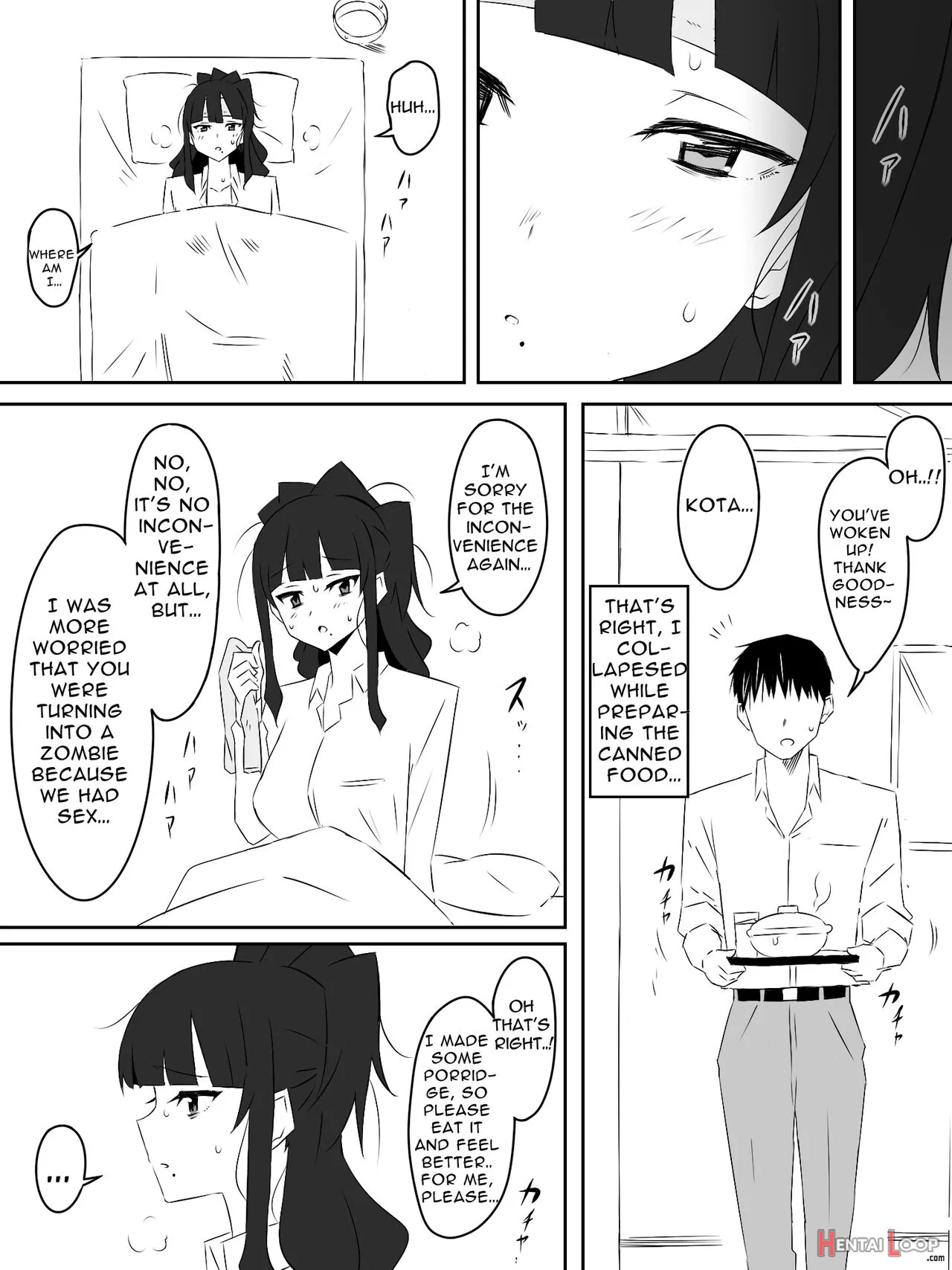 Zombie Harem Life ~antibogi No Ore To Bakunyuu Zombie~ 4 page 23