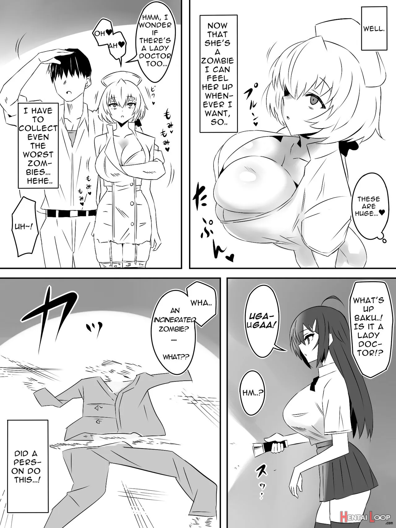 Zombie Harem Life ~antibogi No Ore To Bakunyuu Zombie~ 4 page 33